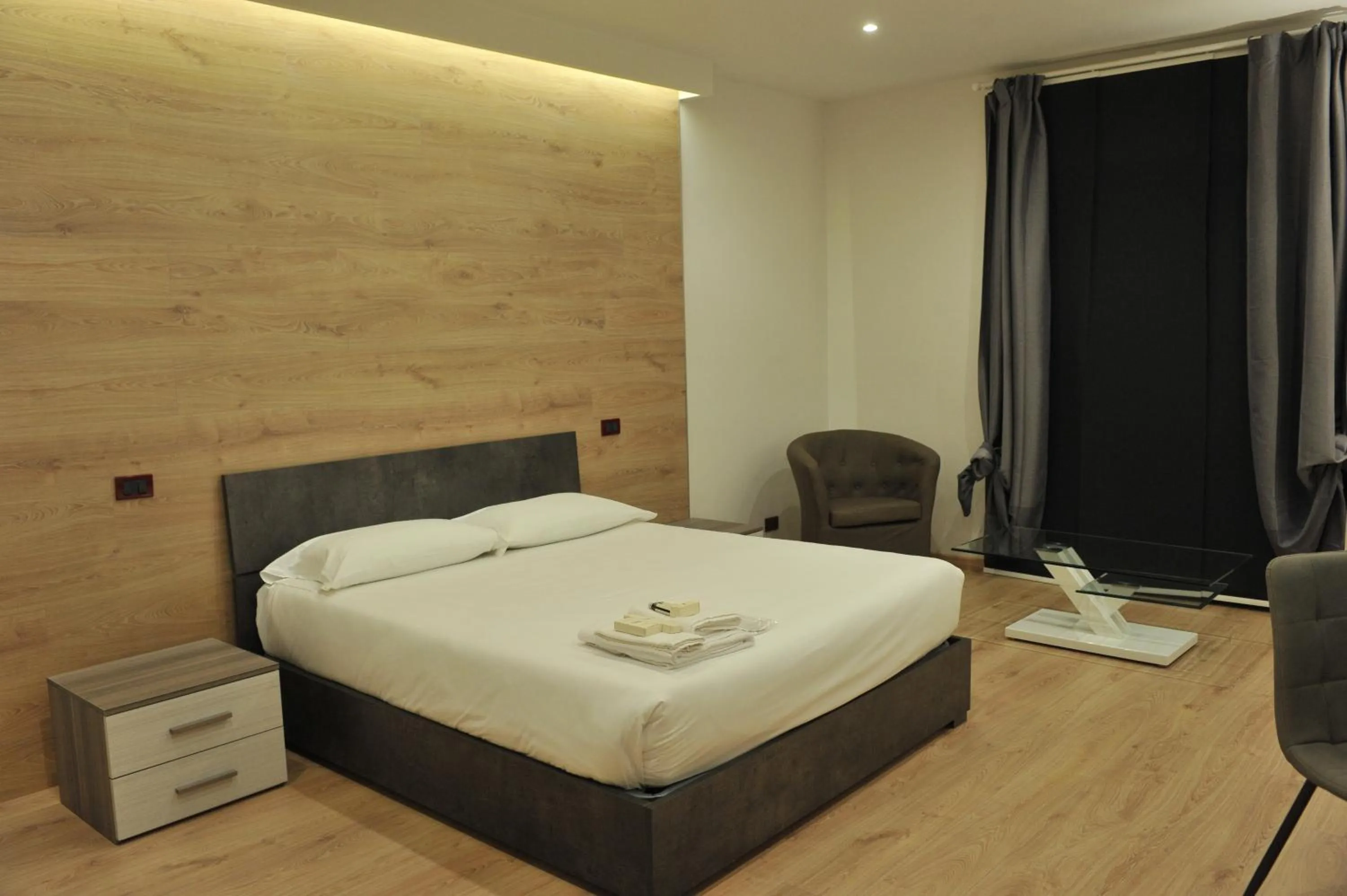 Bed in Hotel Theotokos