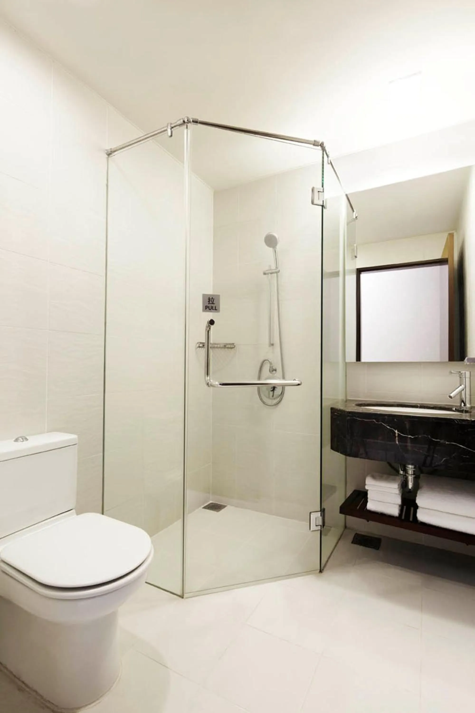 Shower in PARKROYAL Serviced Suites Kuala Lumpur