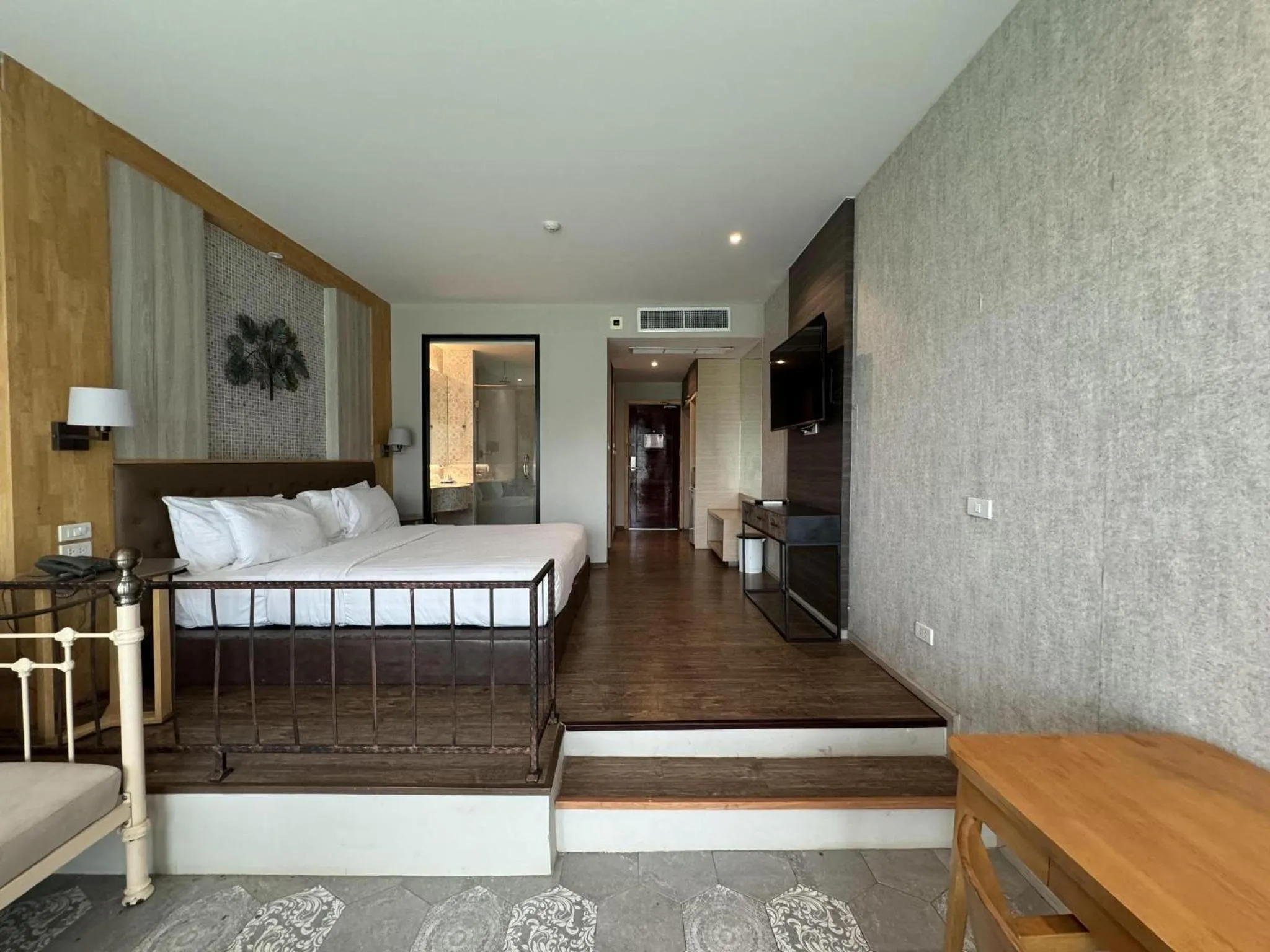 Bed in La Isla Pranburi Beach Resort