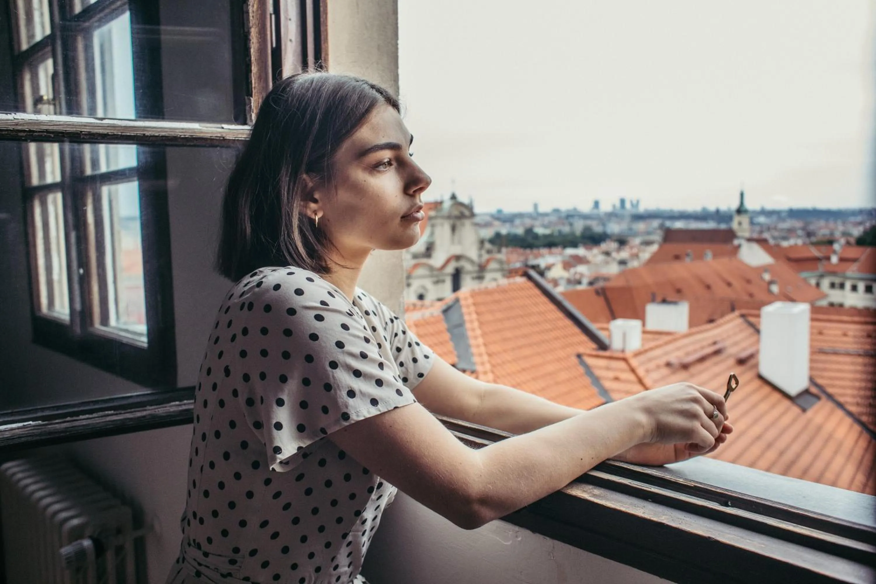 City view in Residence Thunovska