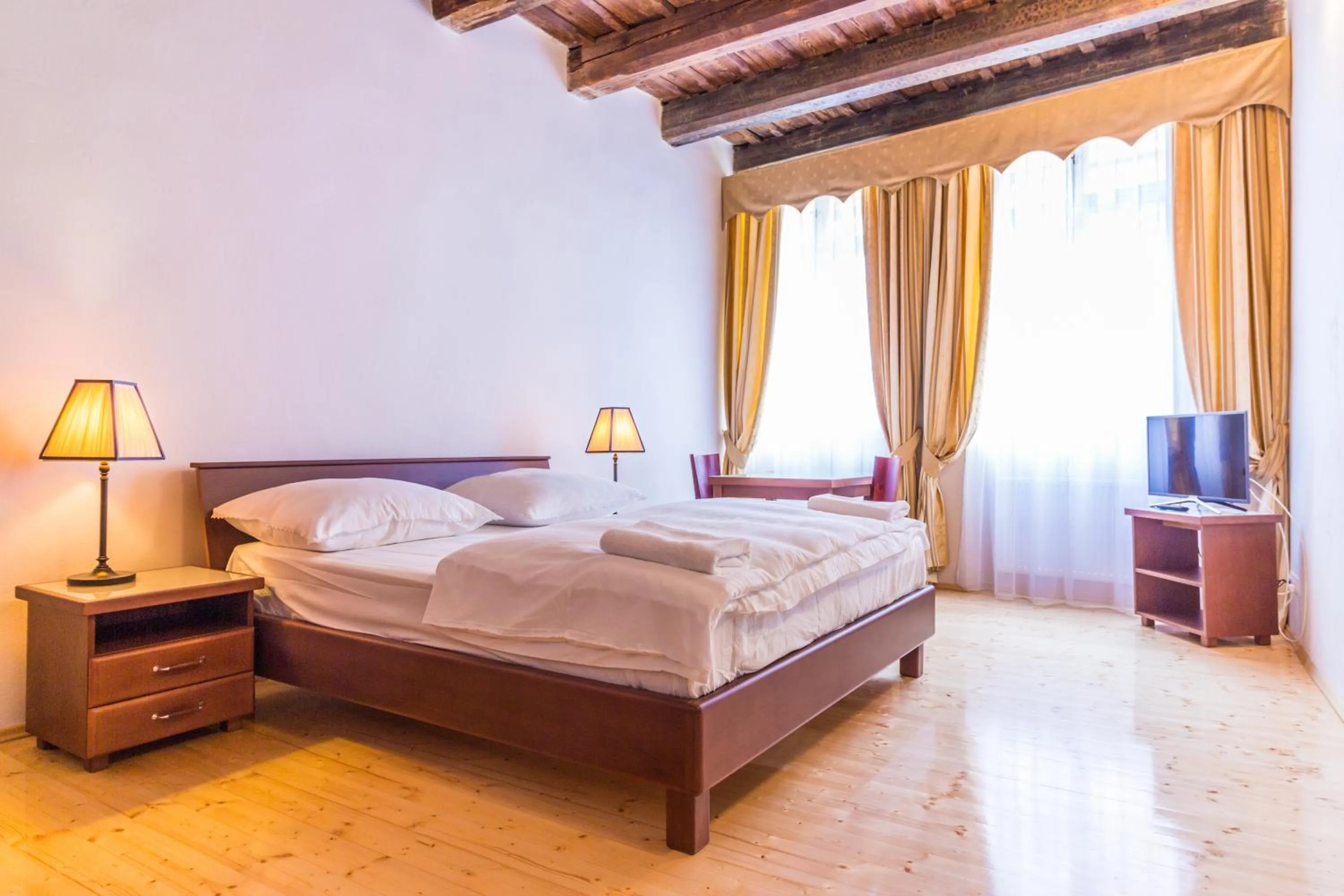 Bedroom, Bed in Residence Thunovska