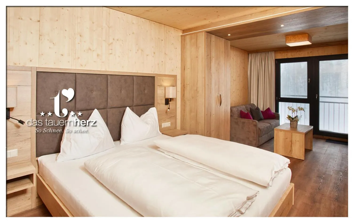 Bed in Das Tauernherz