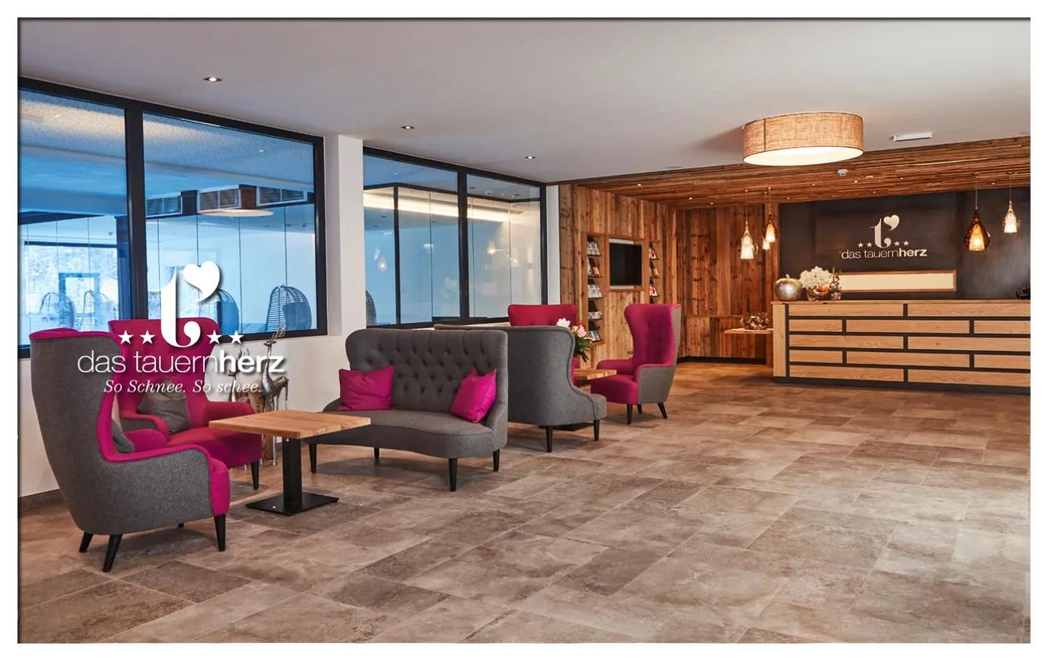 Lobby or reception in Das Tauernherz