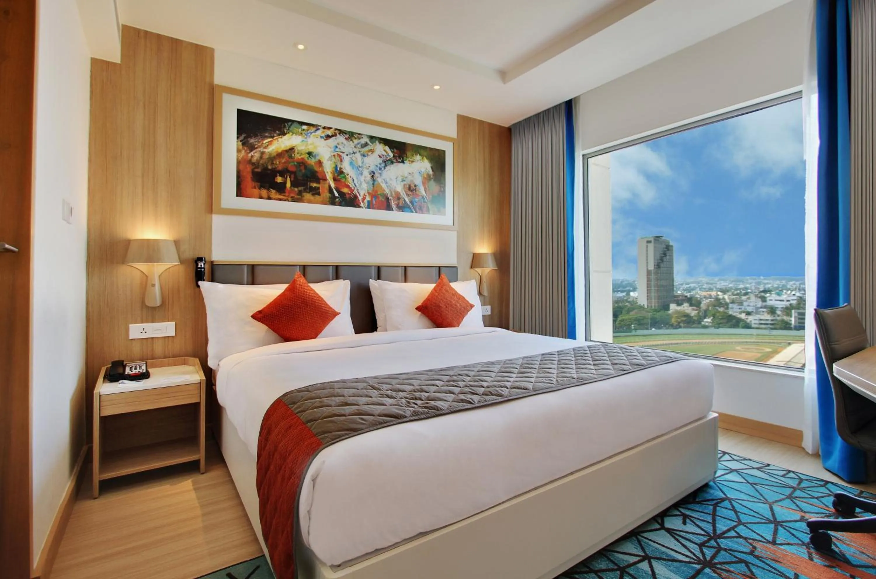 Bedroom, Bed in Holiday Inn Bengaluru Racecourse by IHG