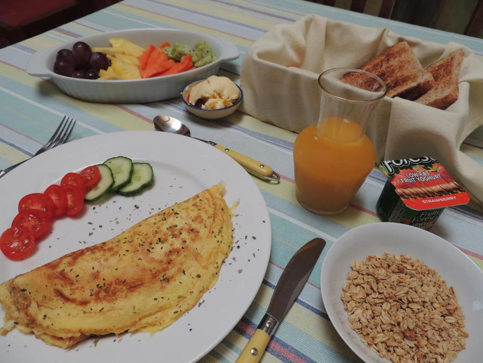 Breakfast in Wegkomkans B&B