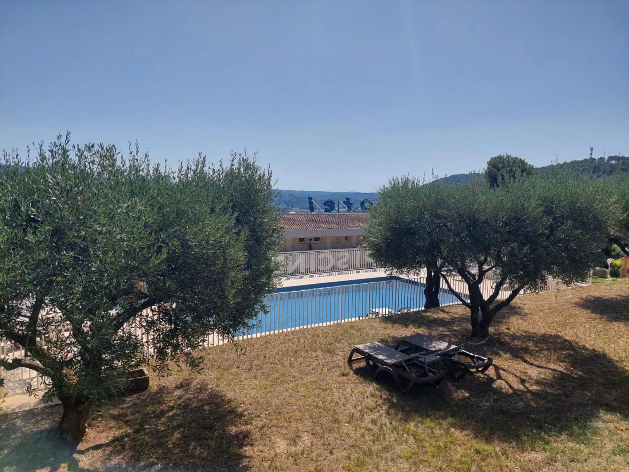 Swimming pool in Logis Hotel Le Col De L'ange