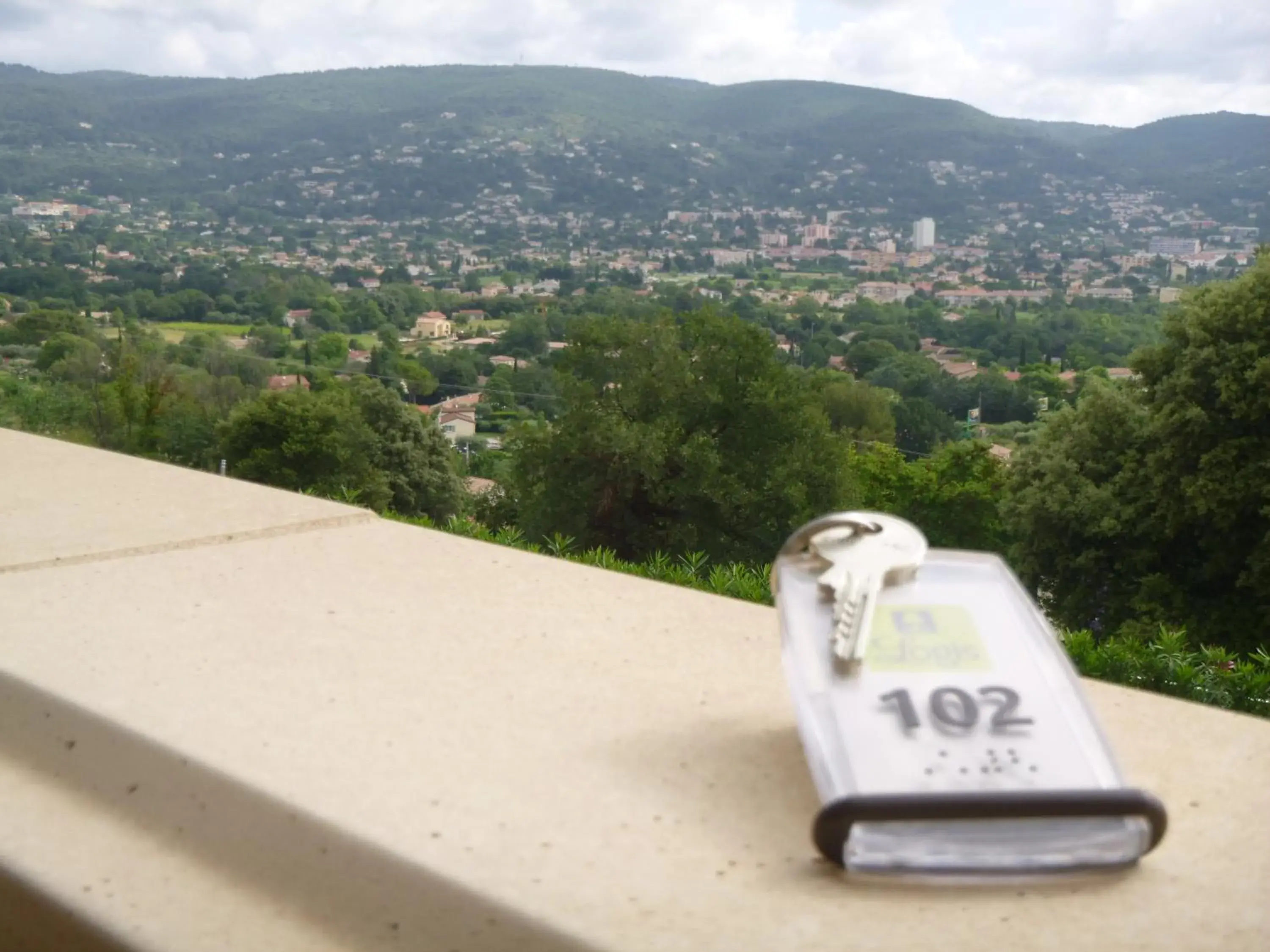 Mountain view in Logis Hotel Le Col De L'ange Mountain view in Logis Hotel Le Col De L'ange