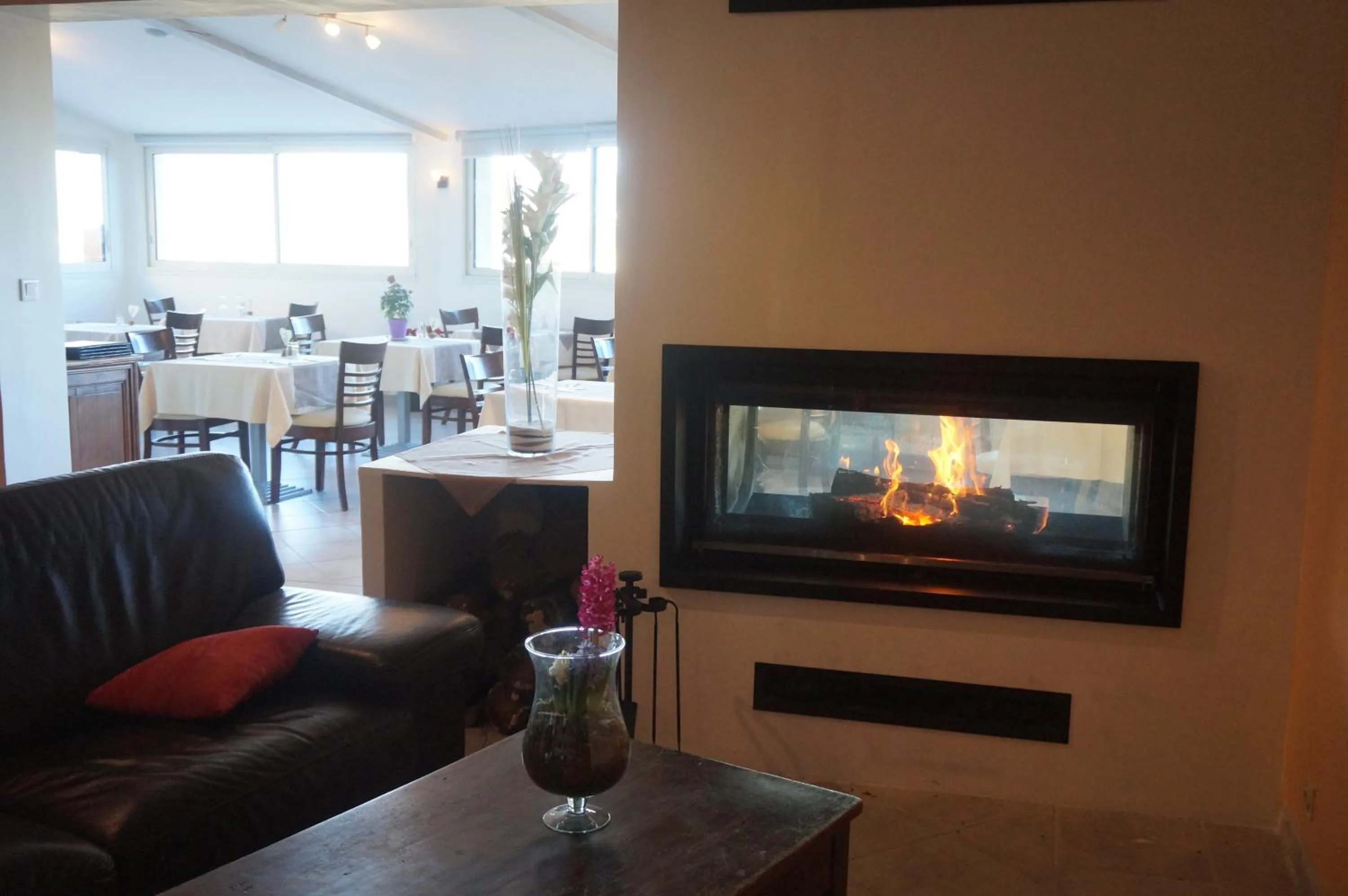 Decorative detail in Logis Hotel Le Col De L'ange