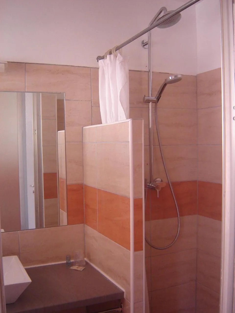 Bathroom in Logis Hotel Le Col De L'ange