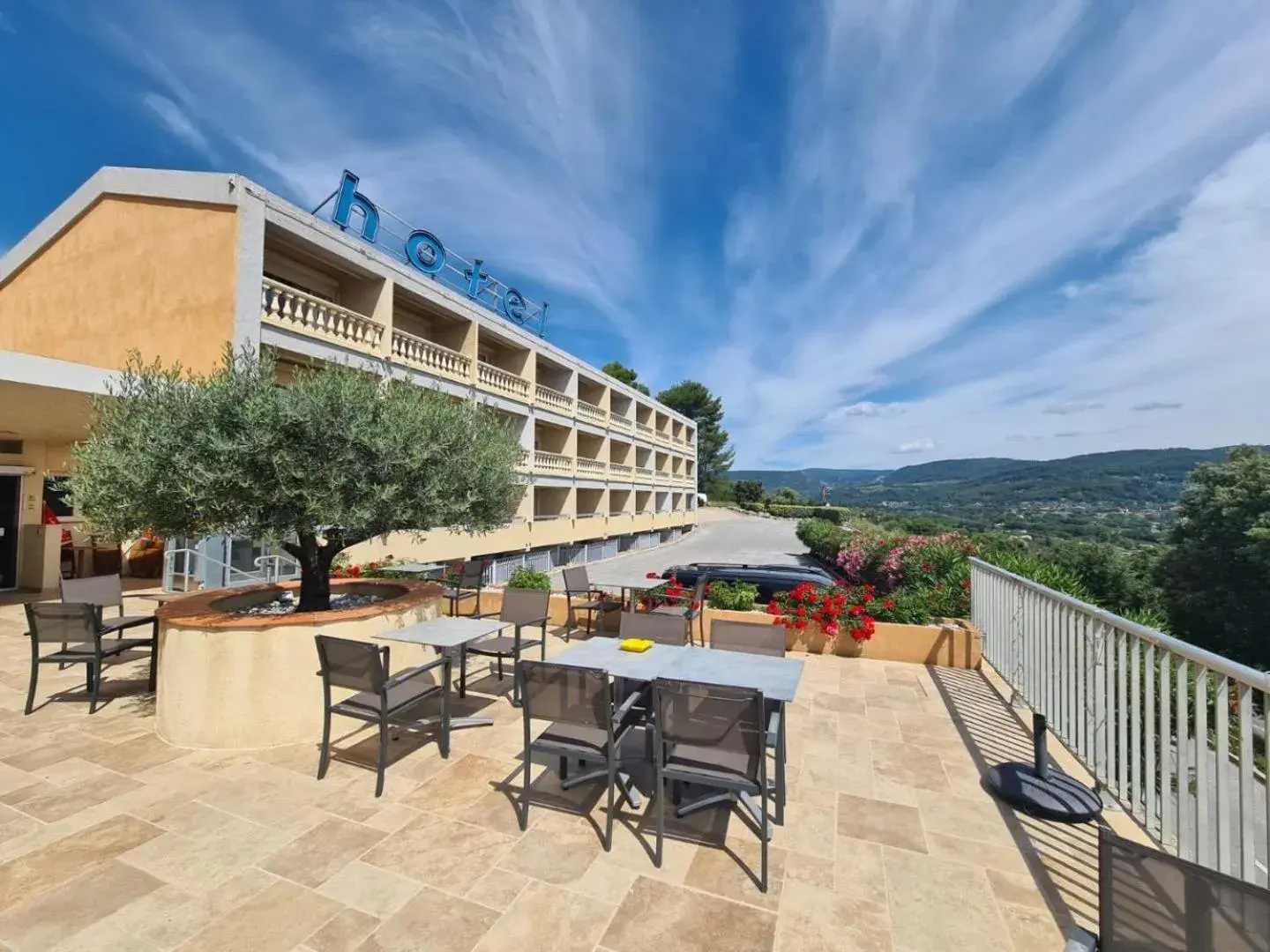 Property building in Logis Hotel Le Col De L'ange Property building in Logis Hotel Le Col De L'ange