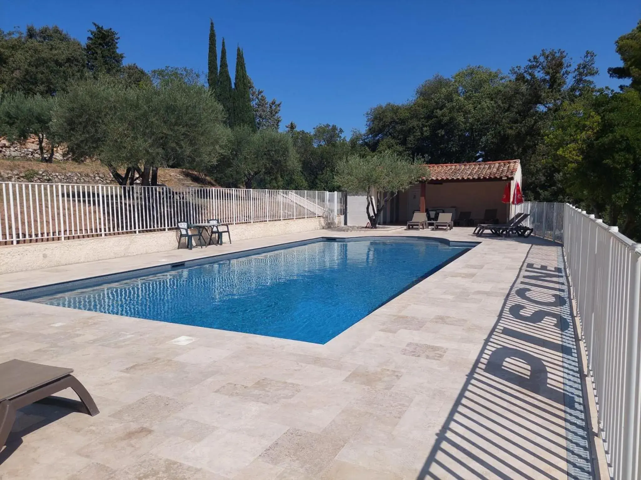 Swimming pool in Logis Hotel Le Col De L'ange Swimming pool in Logis Hotel Le Col De L'ange