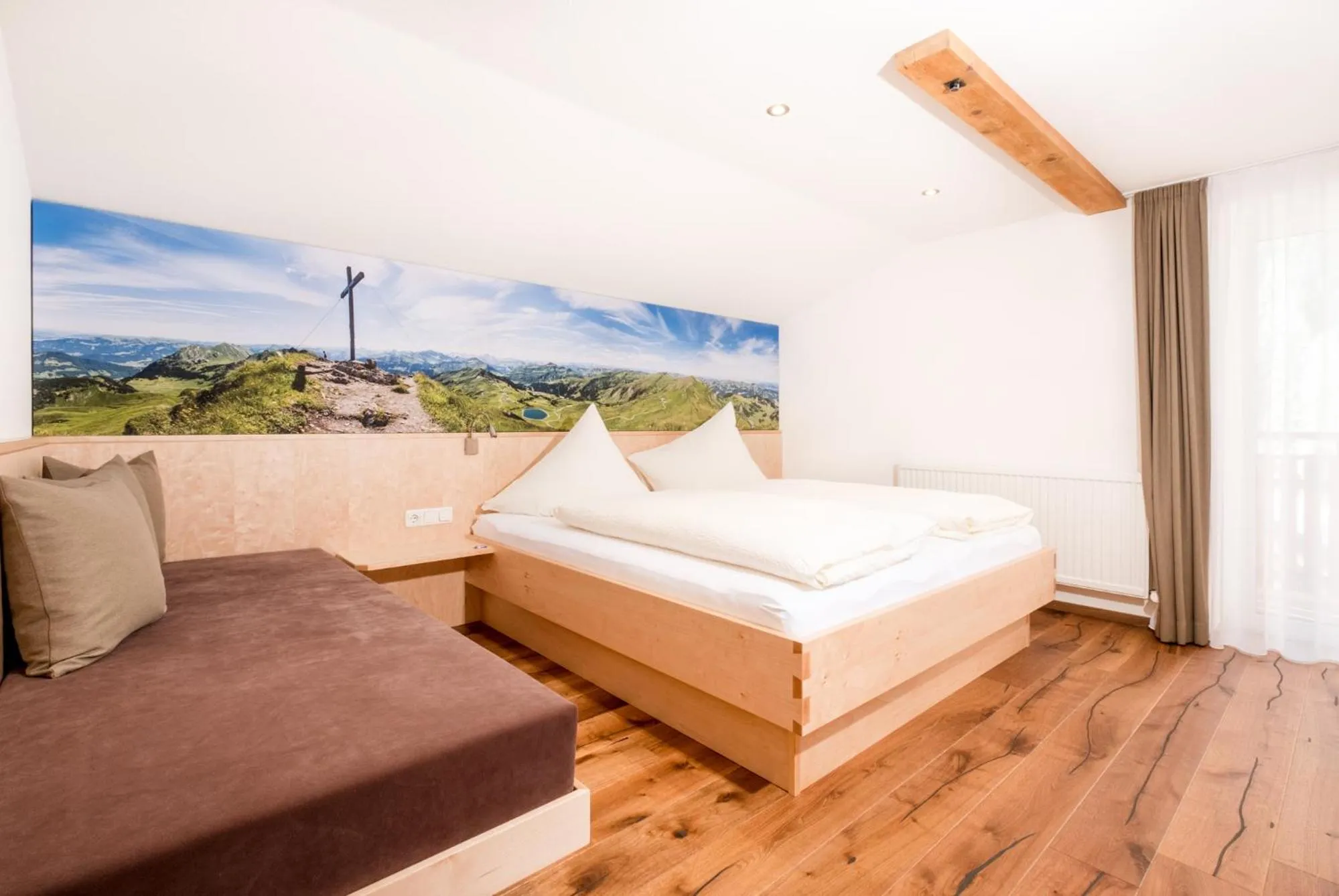 Bed in Hotel Garni Krumbach