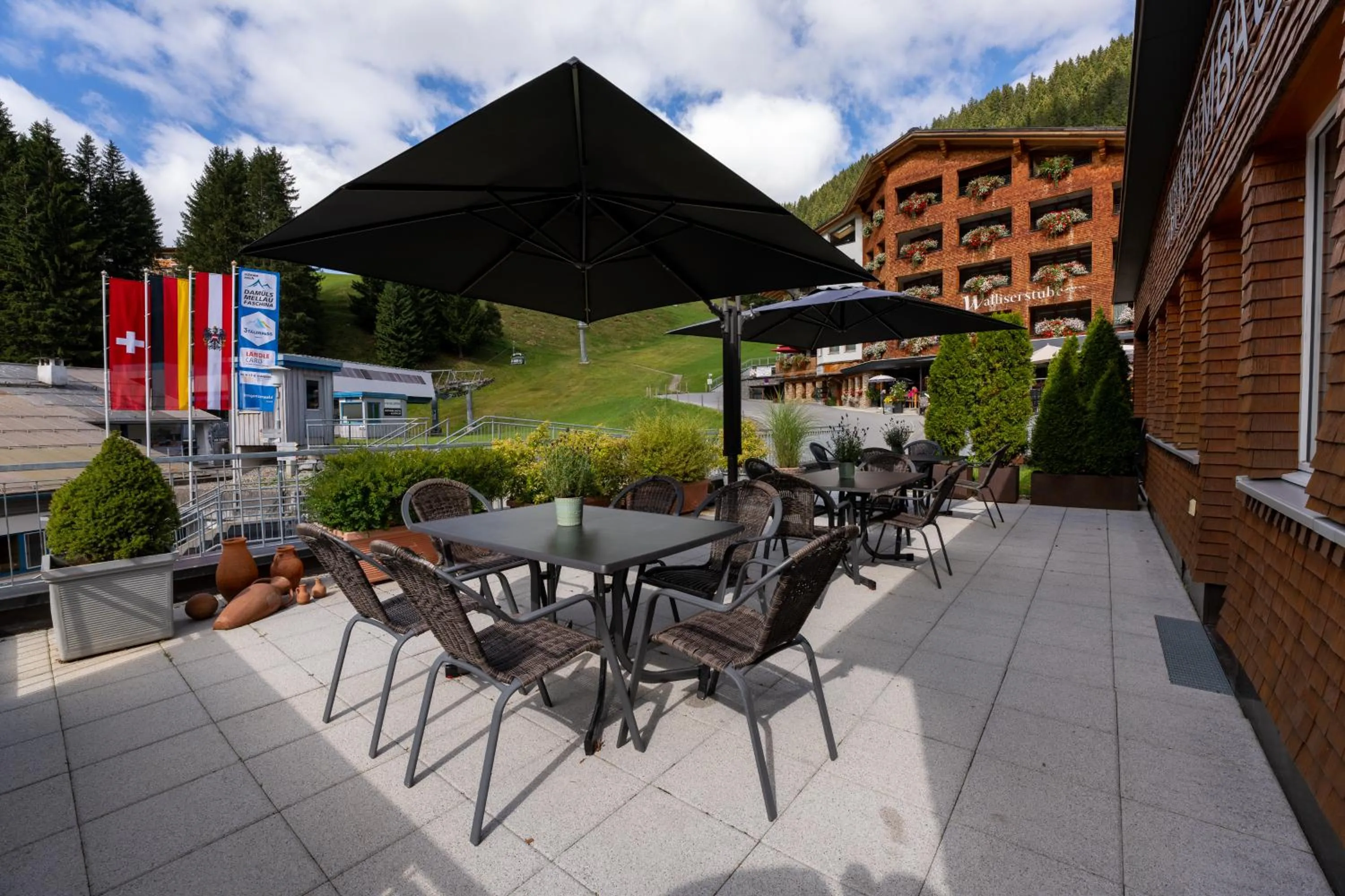 Balcony/Terrace in Hotel Garni Krumbach