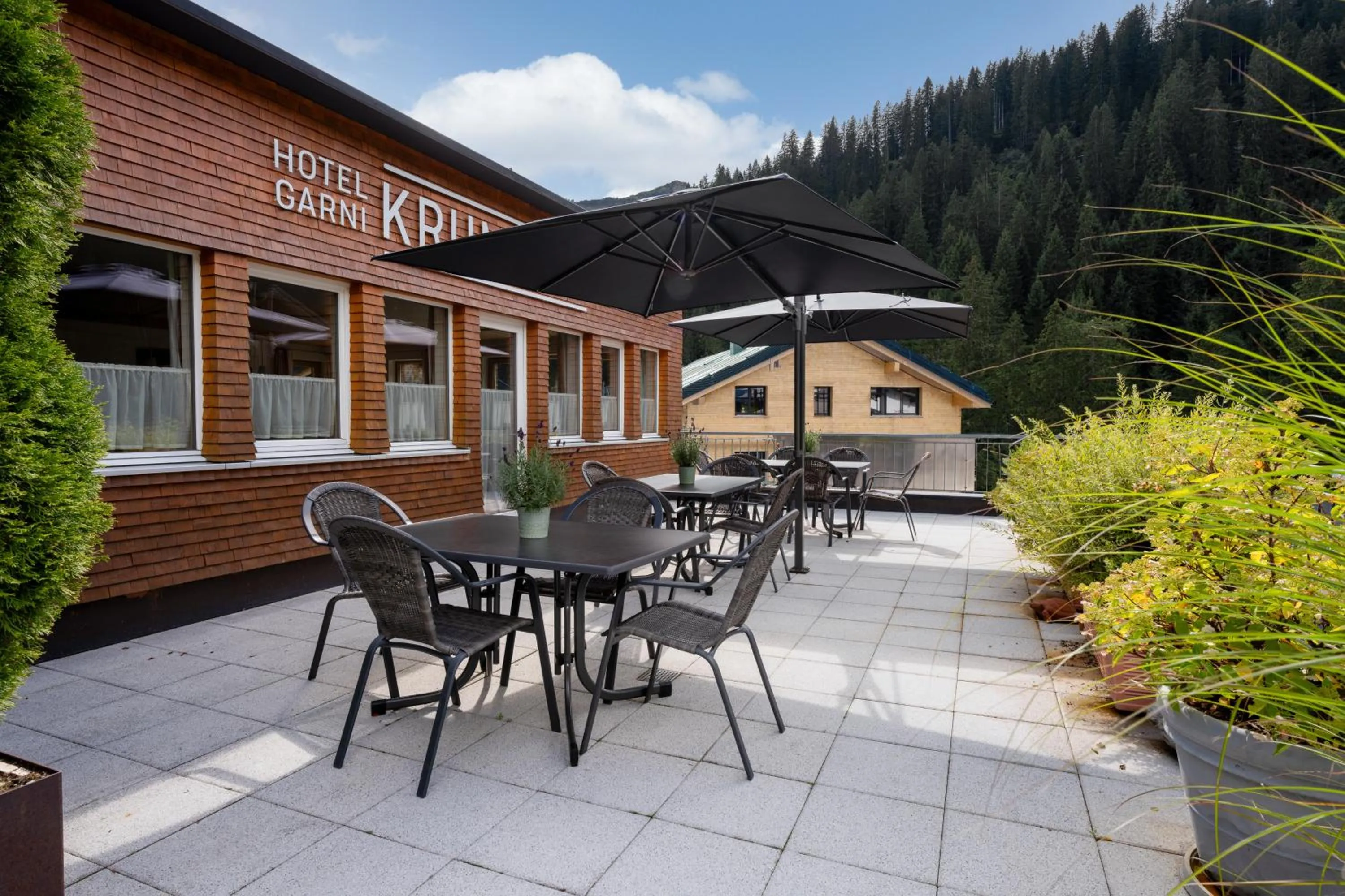 Balcony/Terrace in Hotel Garni Krumbach