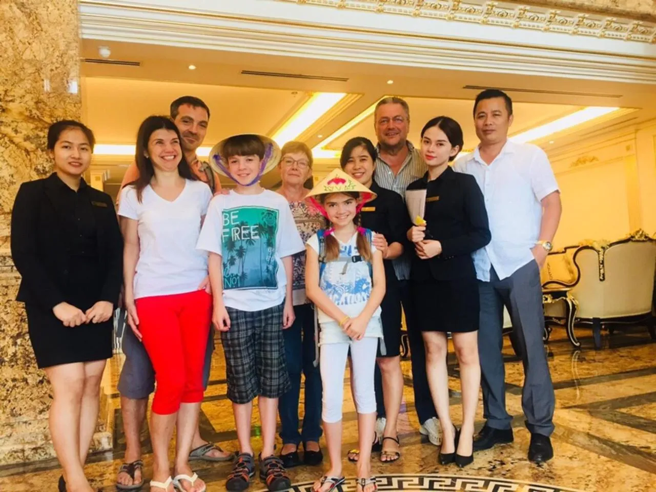 group of guests in Monarque Hotel Danang