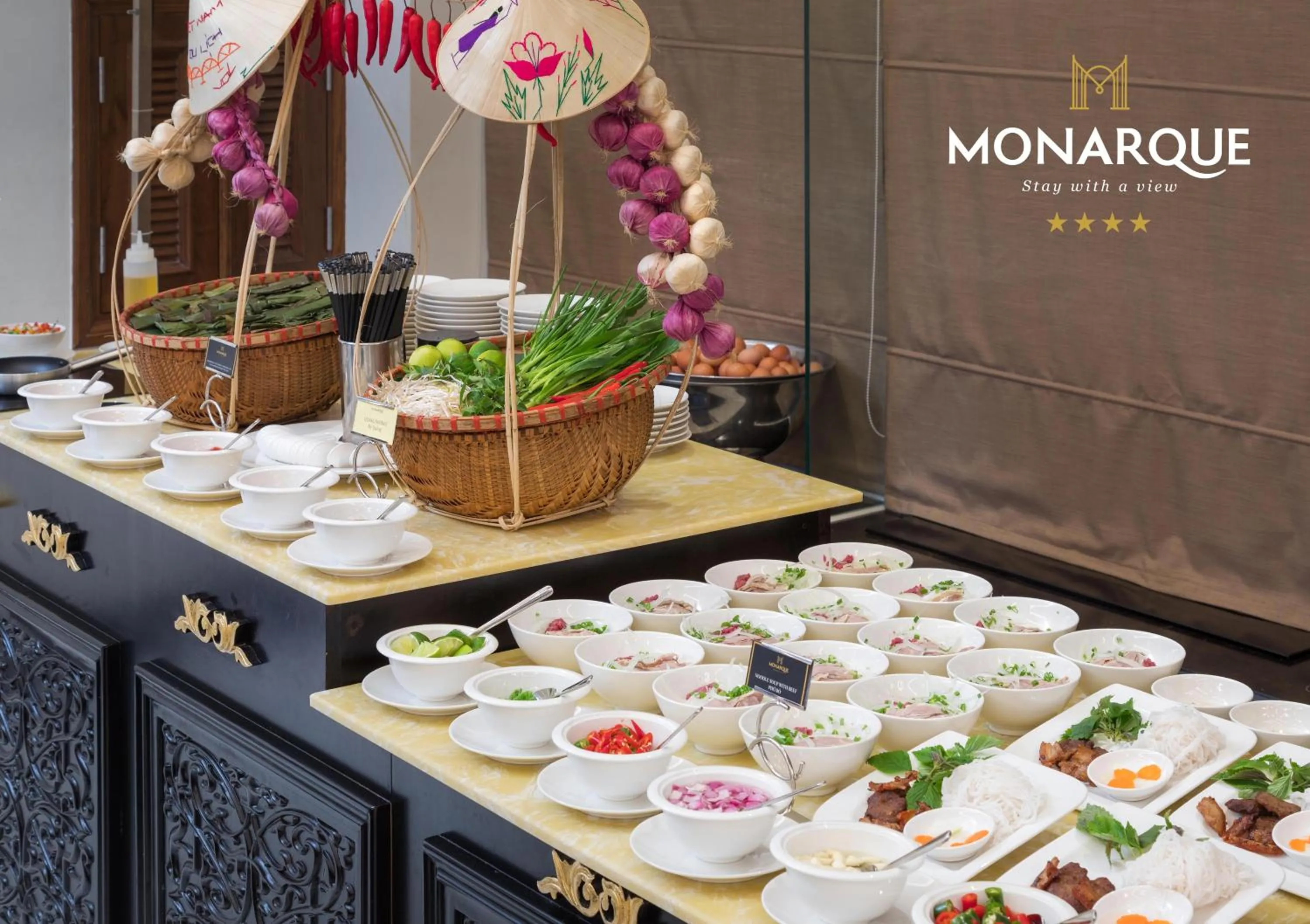 Breakfast in Monarque Hotel Danang