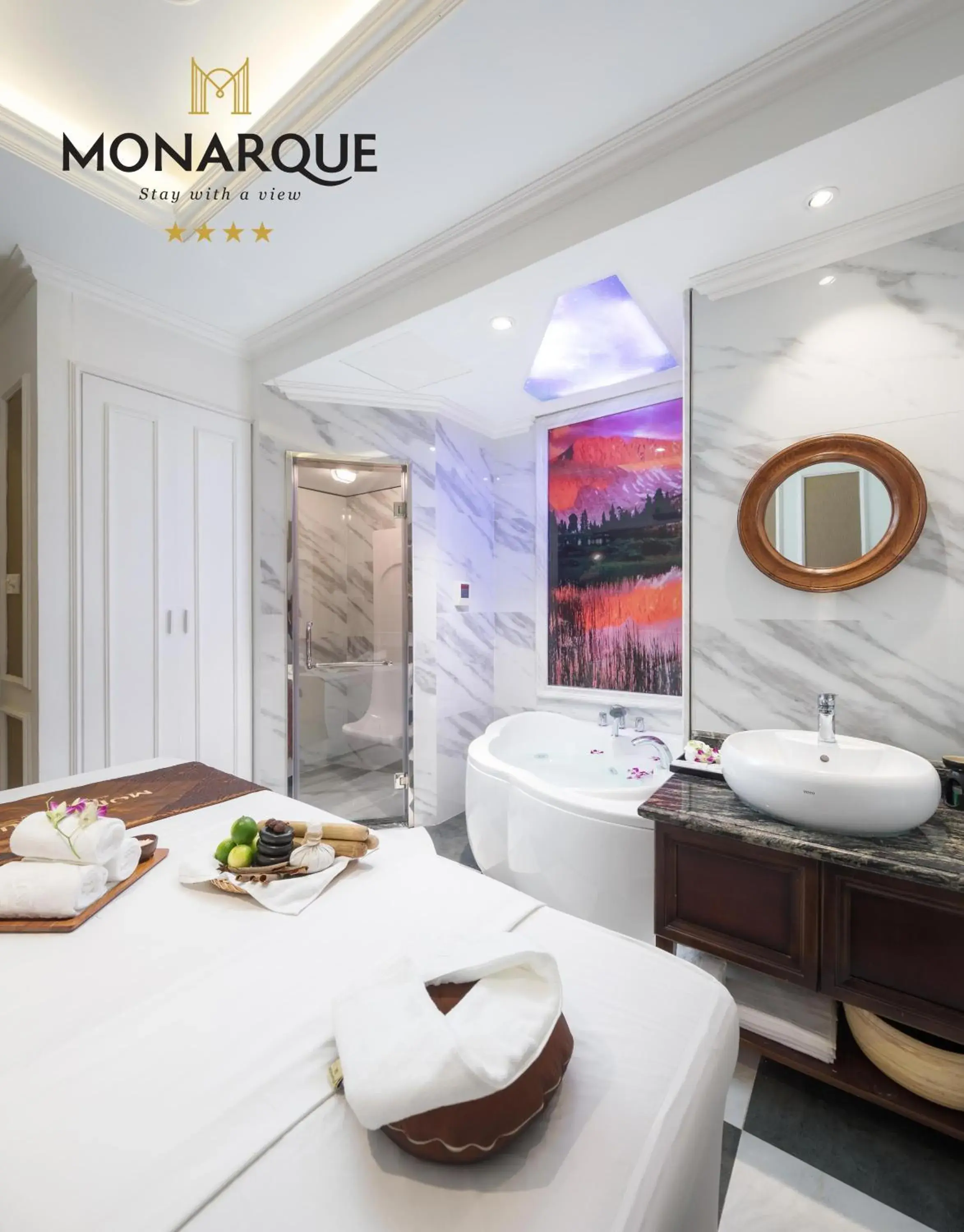 Spa and wellness centre/facilities, Bed in Monarque Hotel Danang Spa and wellness centre/facilities, Bed in Monarque Hotel Danang