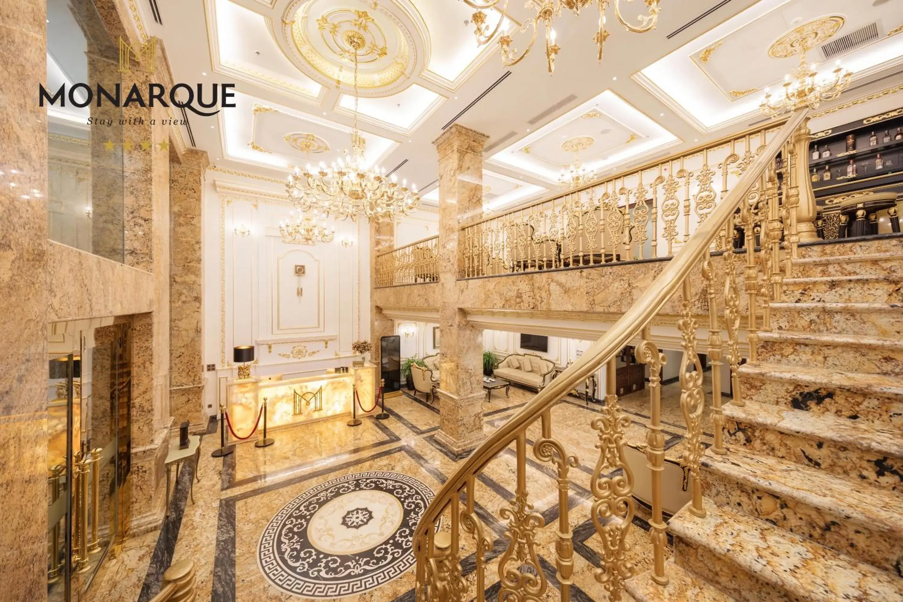 Lobby or reception in Monarque Hotel Danang Lobby or reception in Monarque Hotel Danang