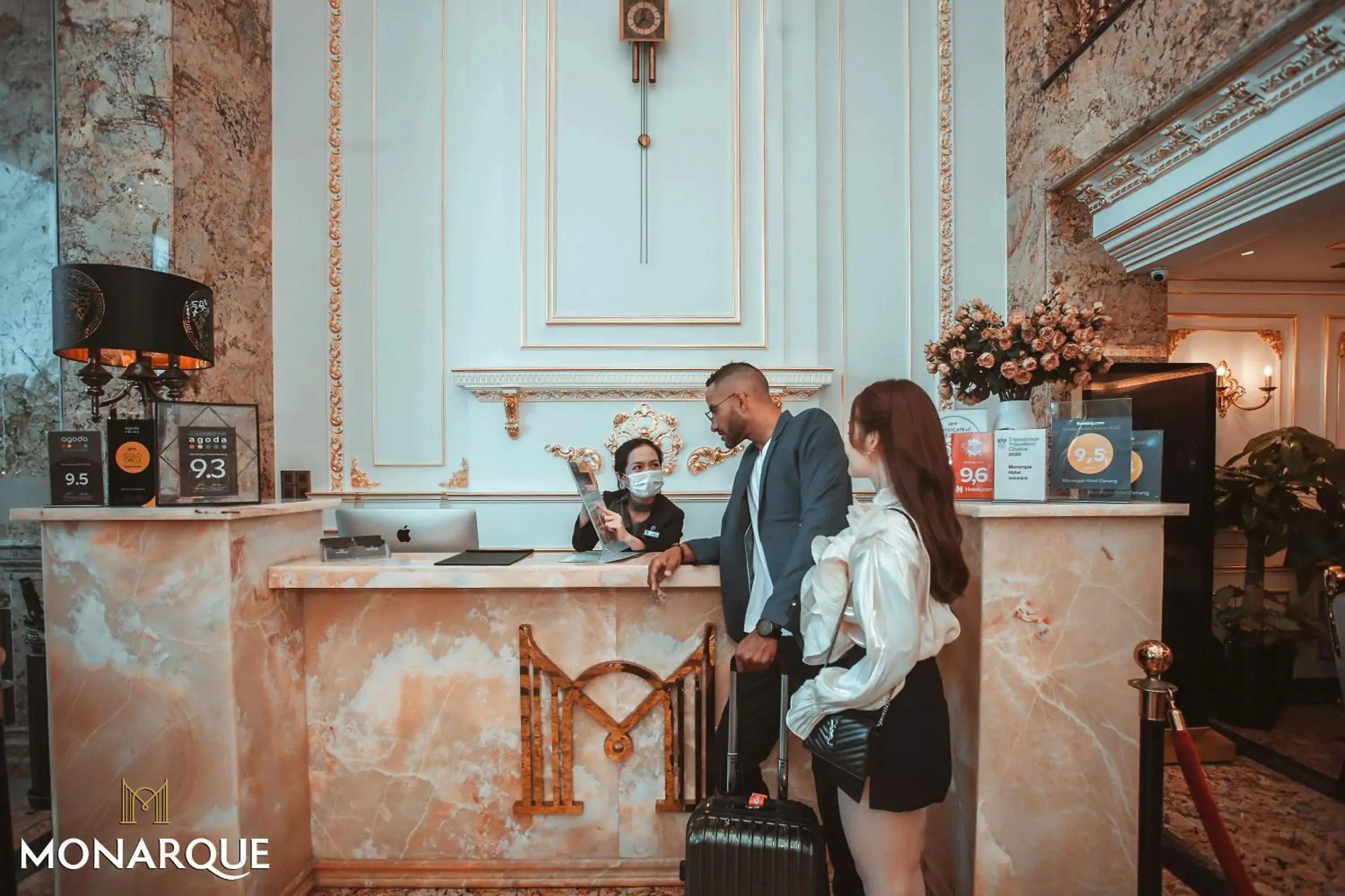 Lobby or reception in Monarque Hotel Danang Lobby or reception in Monarque Hotel Danang