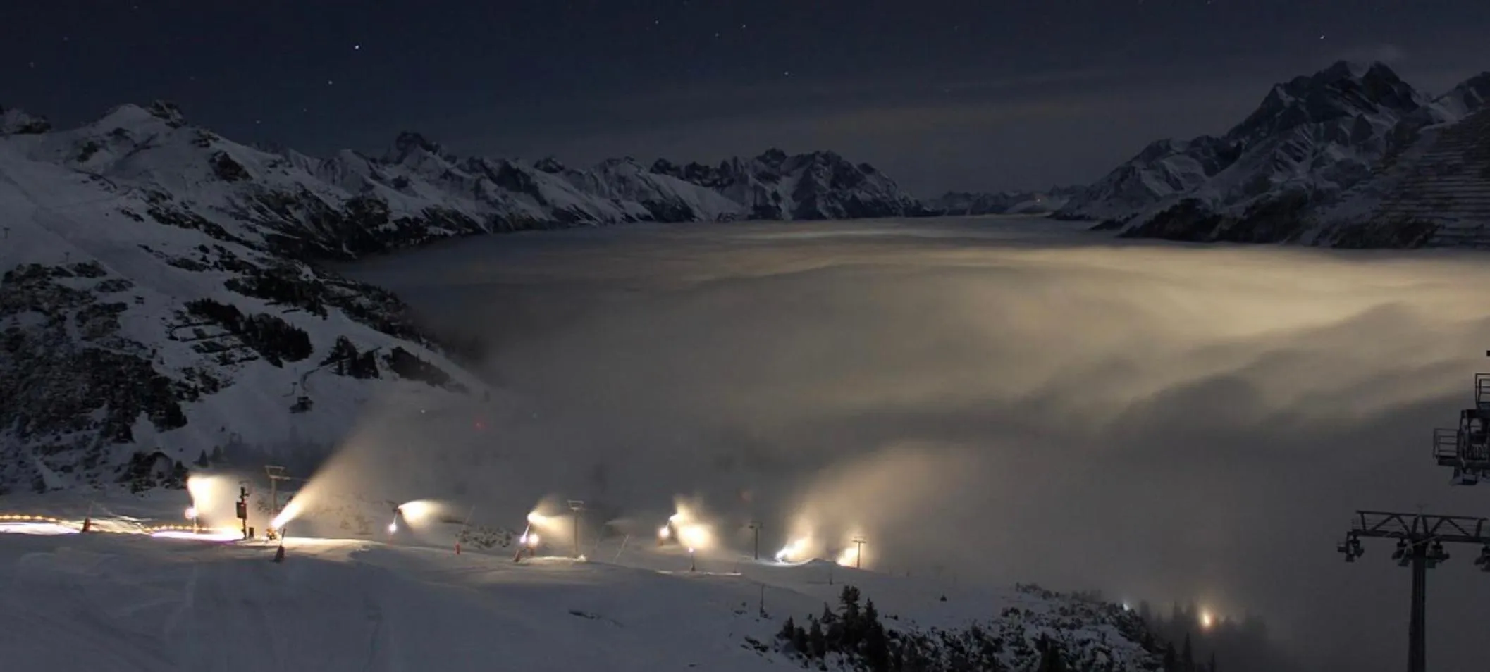 Skiing in Hotel Olympia