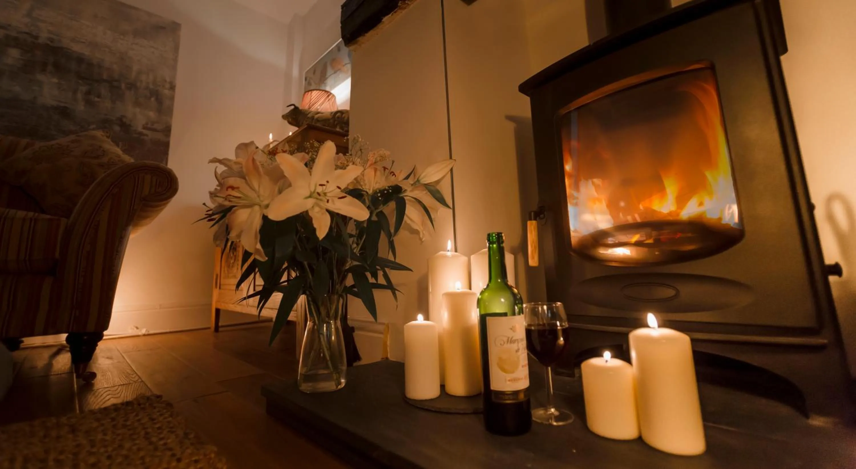 Living room in Blue Bell Cottage