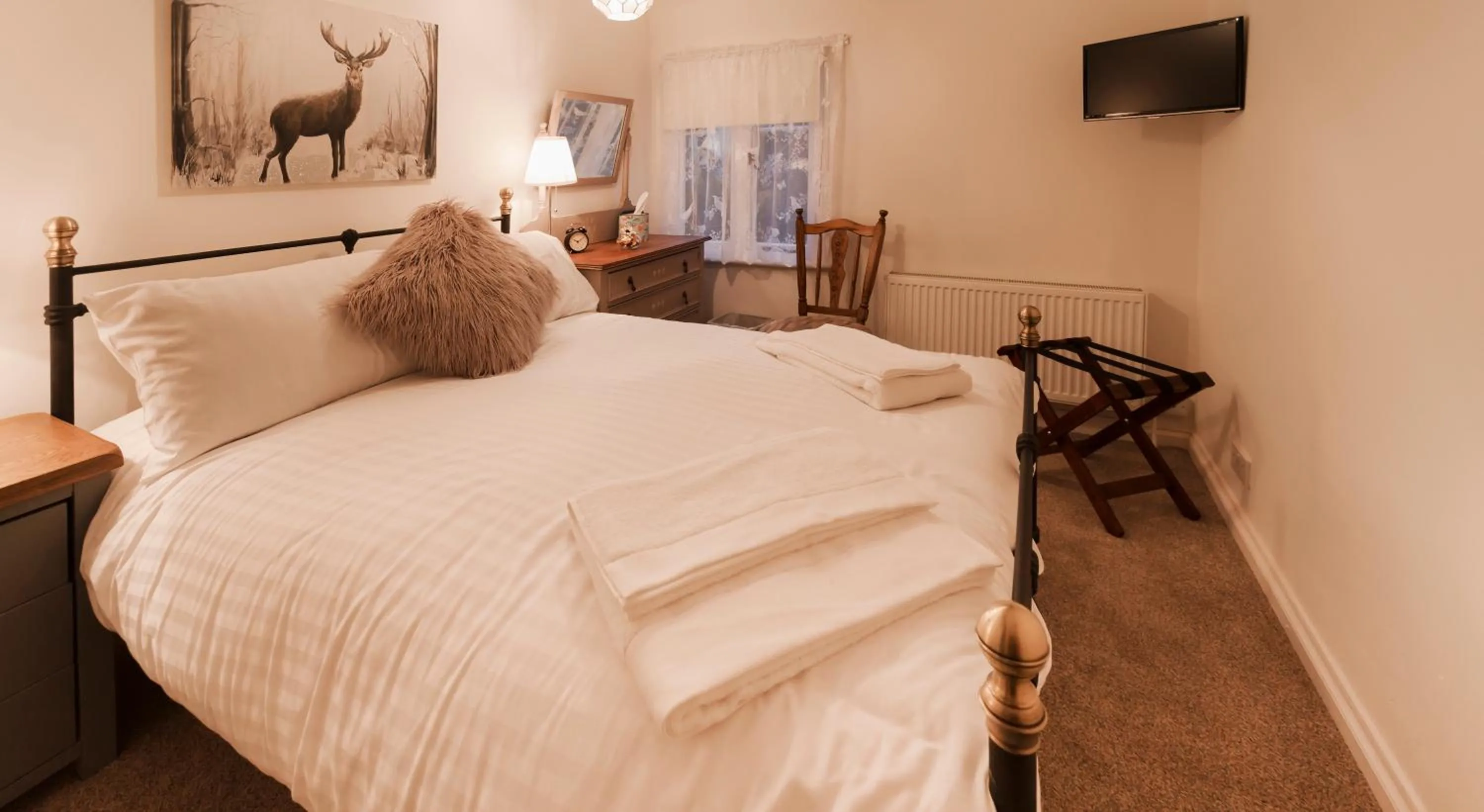 Bed in Blue Bell Cottage