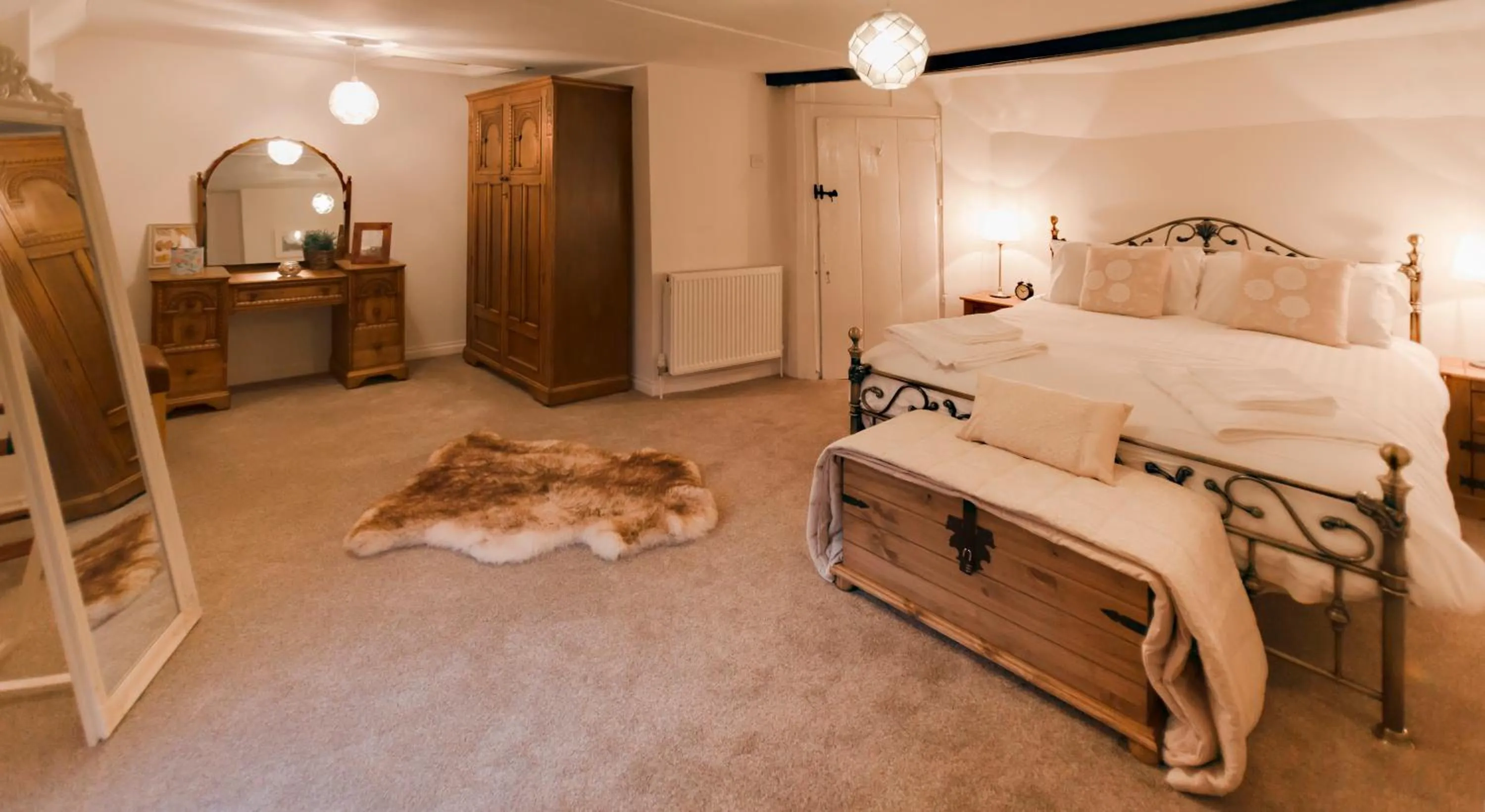Bed in Blue Bell Cottage
