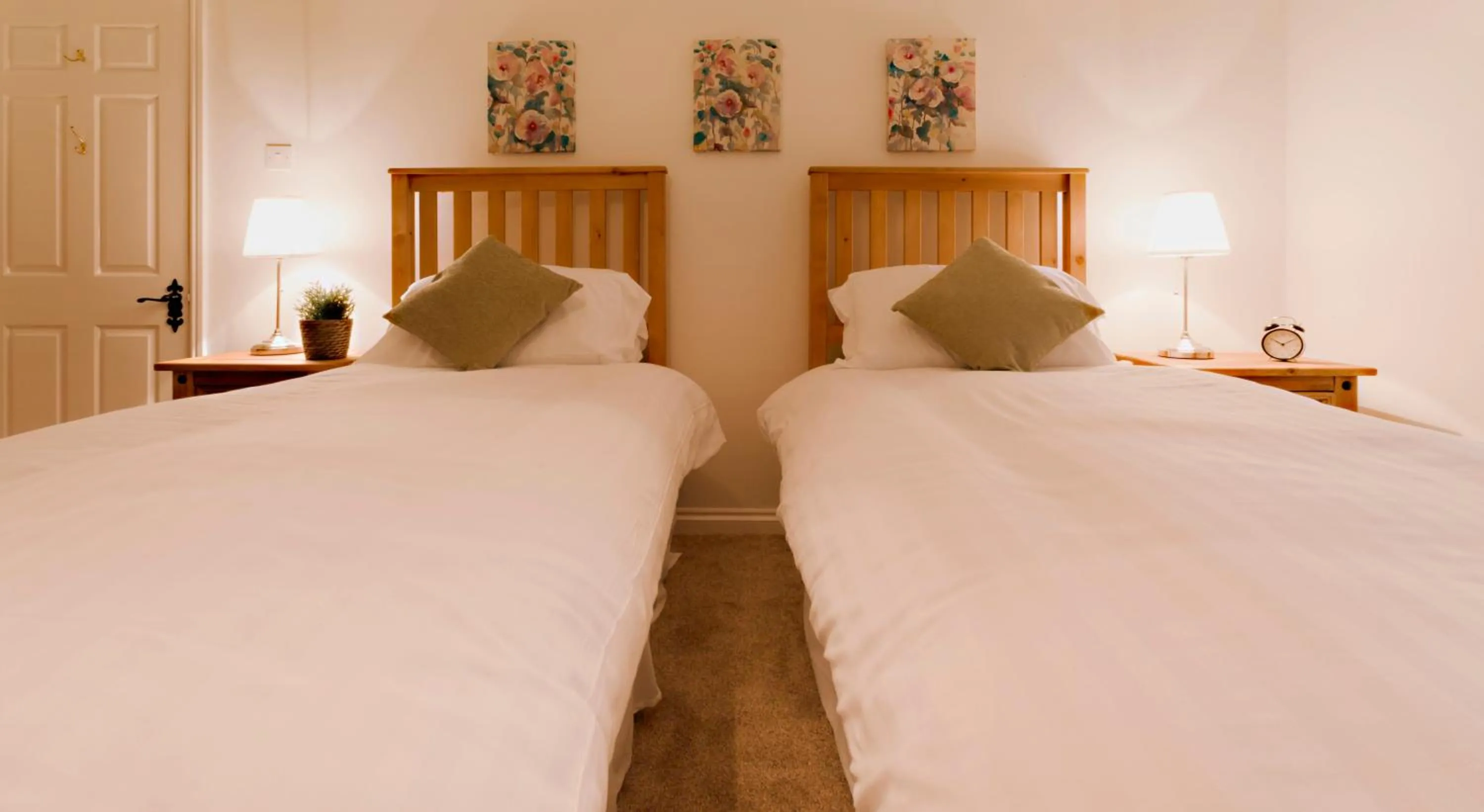 Bed in Blue Bell Cottage