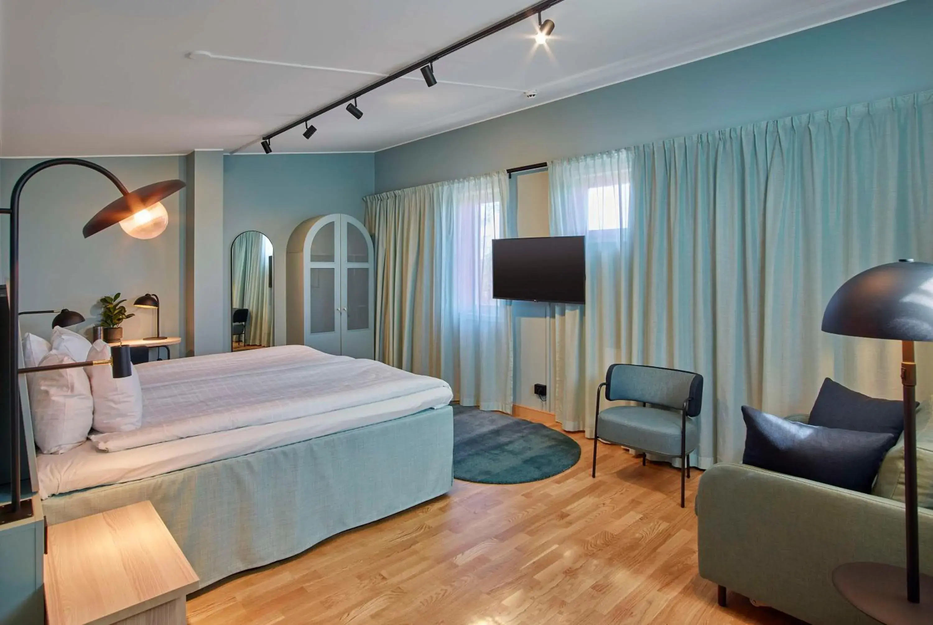 Bedroom, Bed in Scandic Borlänge Bedroom, Bed in Scandic Borlänge