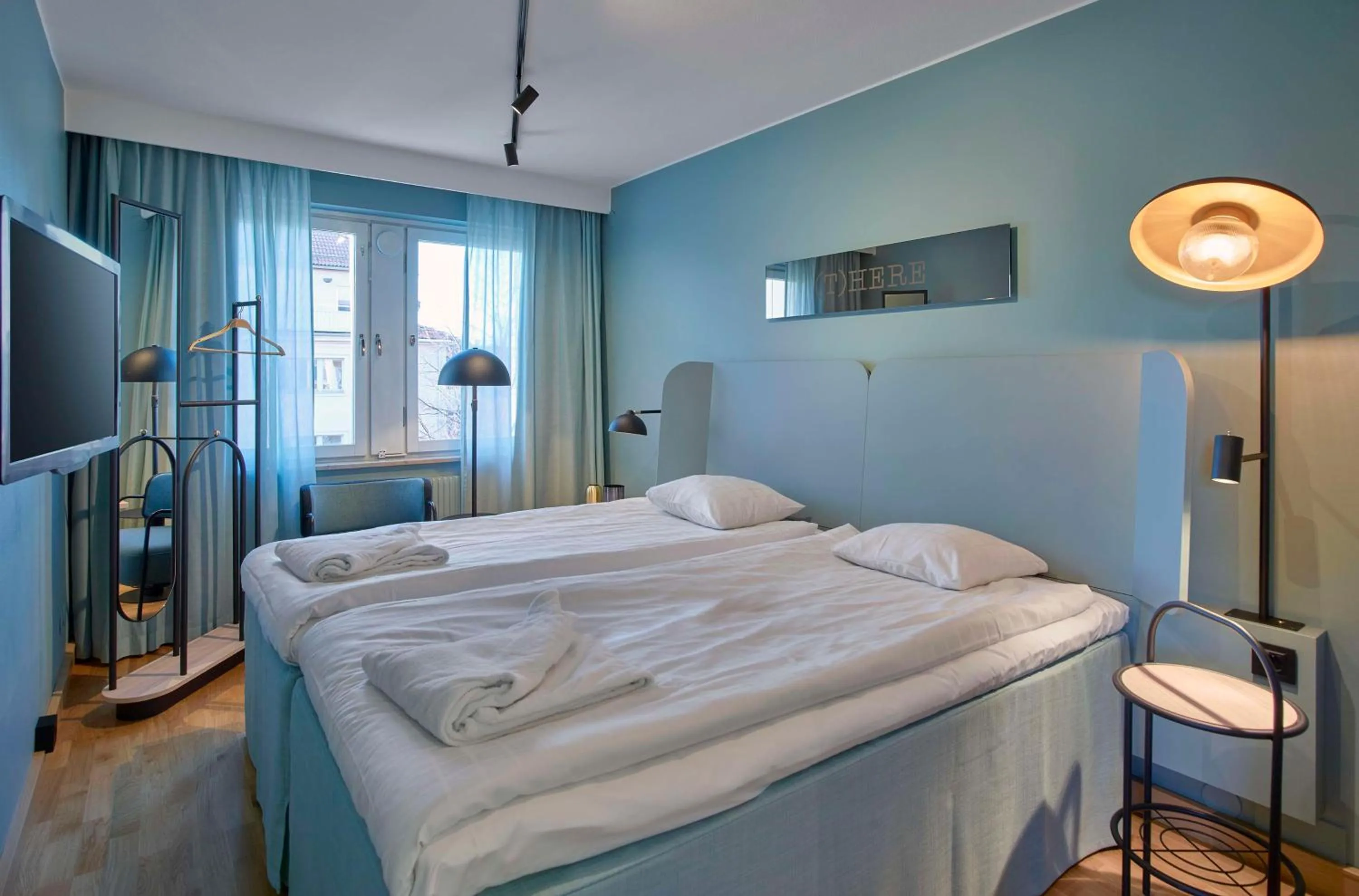 Bedroom, Bed in Scandic Borlänge