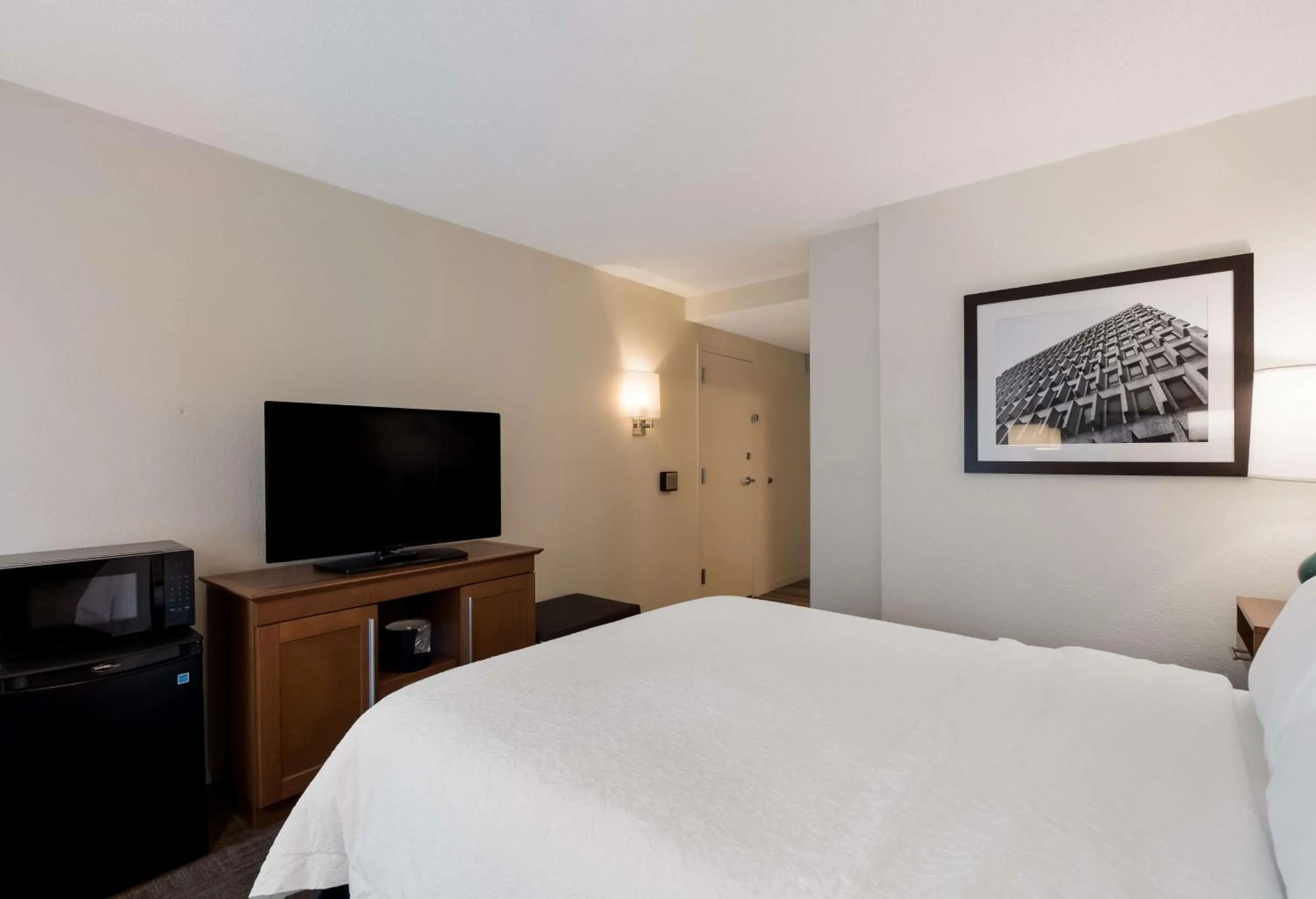 Bed in Hampton Inn Columbia-I-26 Airport