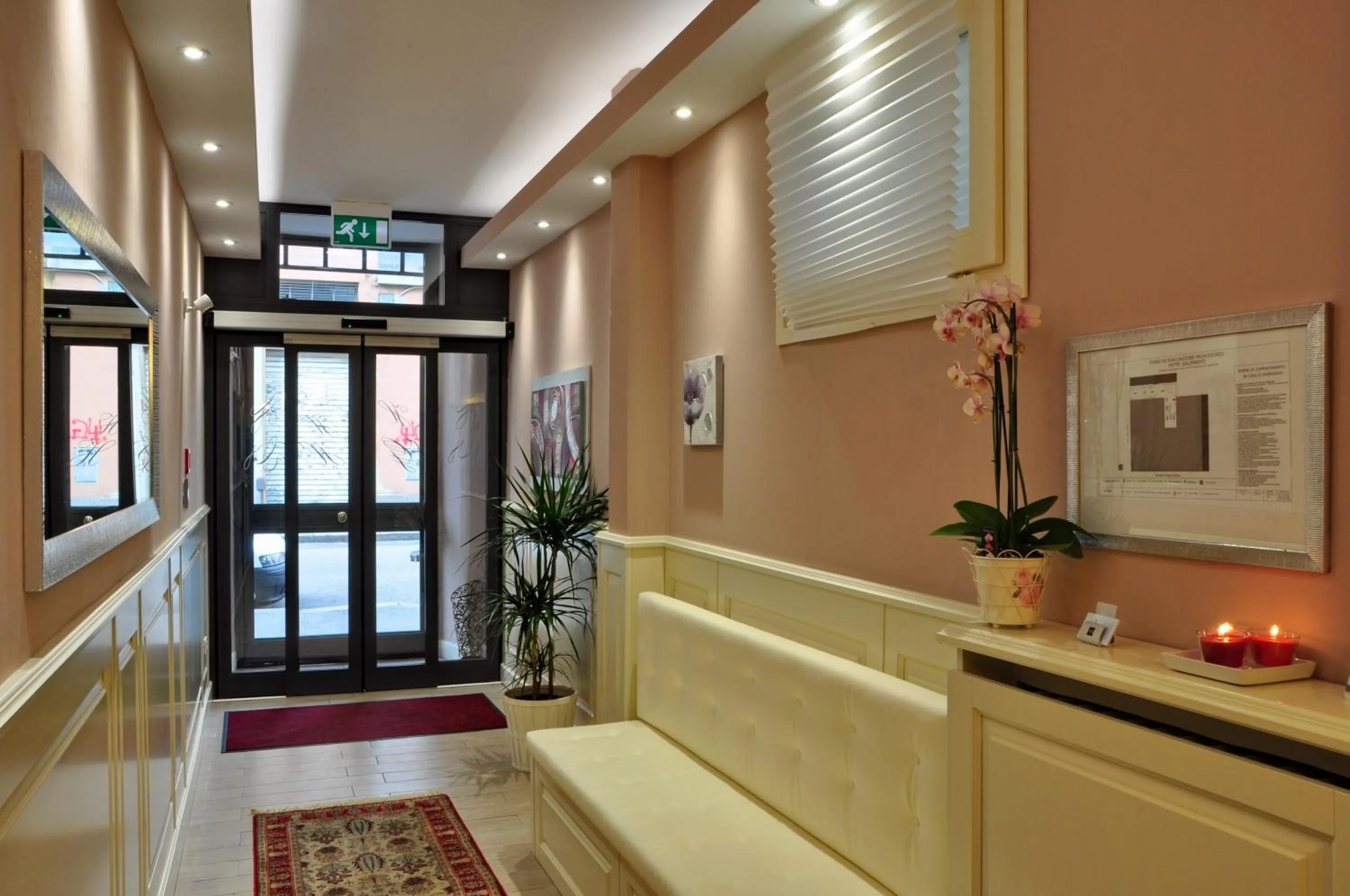 Lobby or reception in Hotel Galimberti
