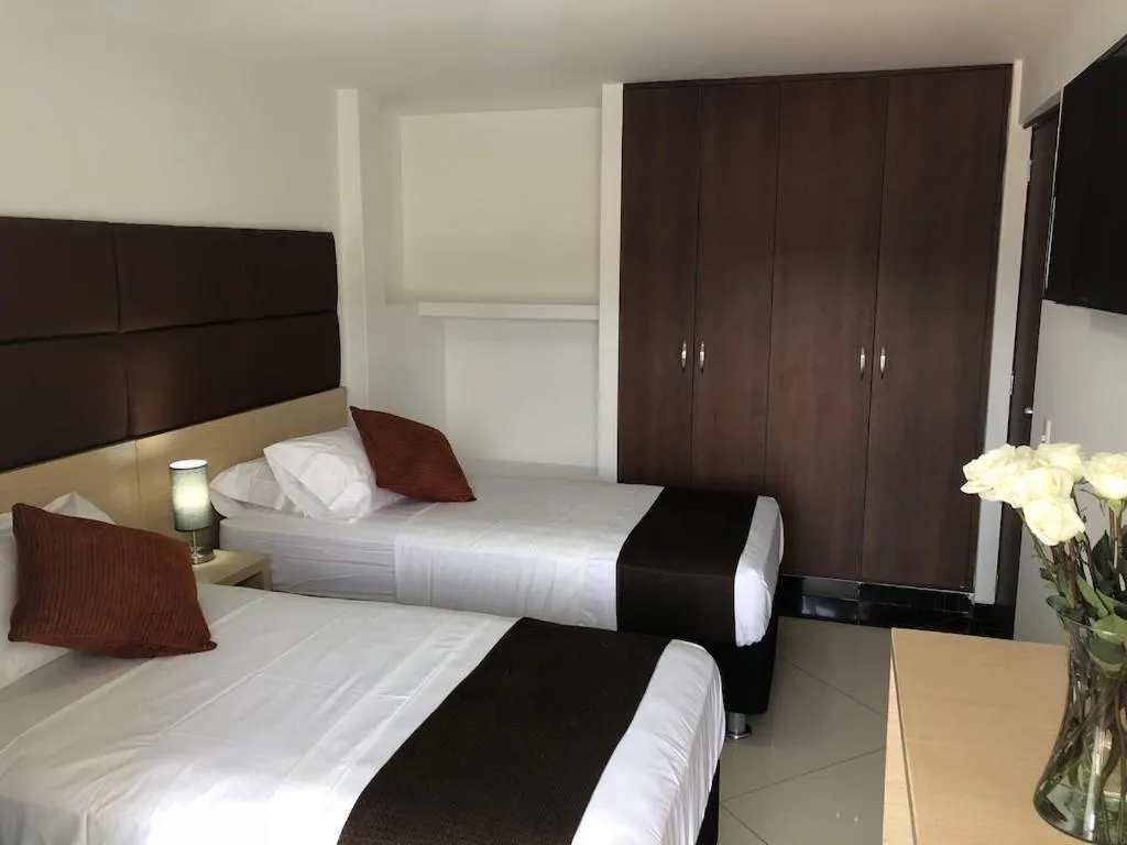 Bed in Hotel CSI Medellín