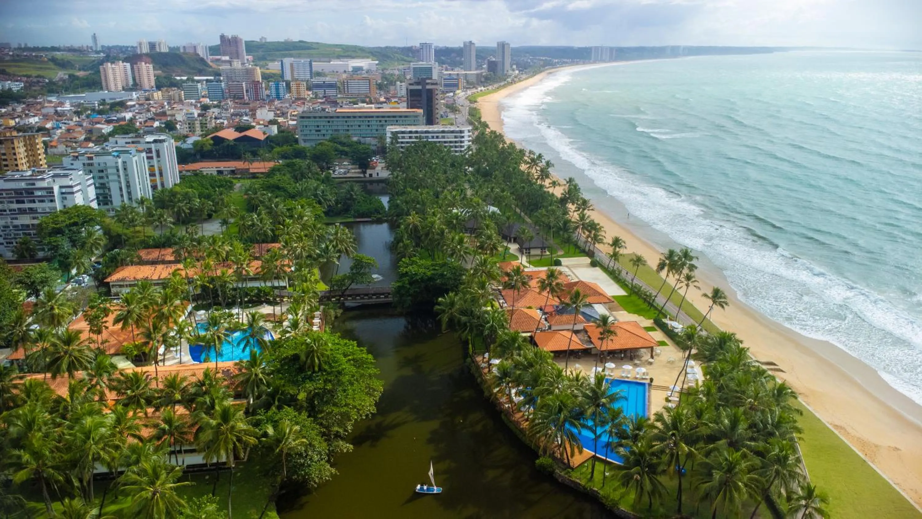 Bird's eye view in Jatiúca Suites Resort by Slaviero Hotéis