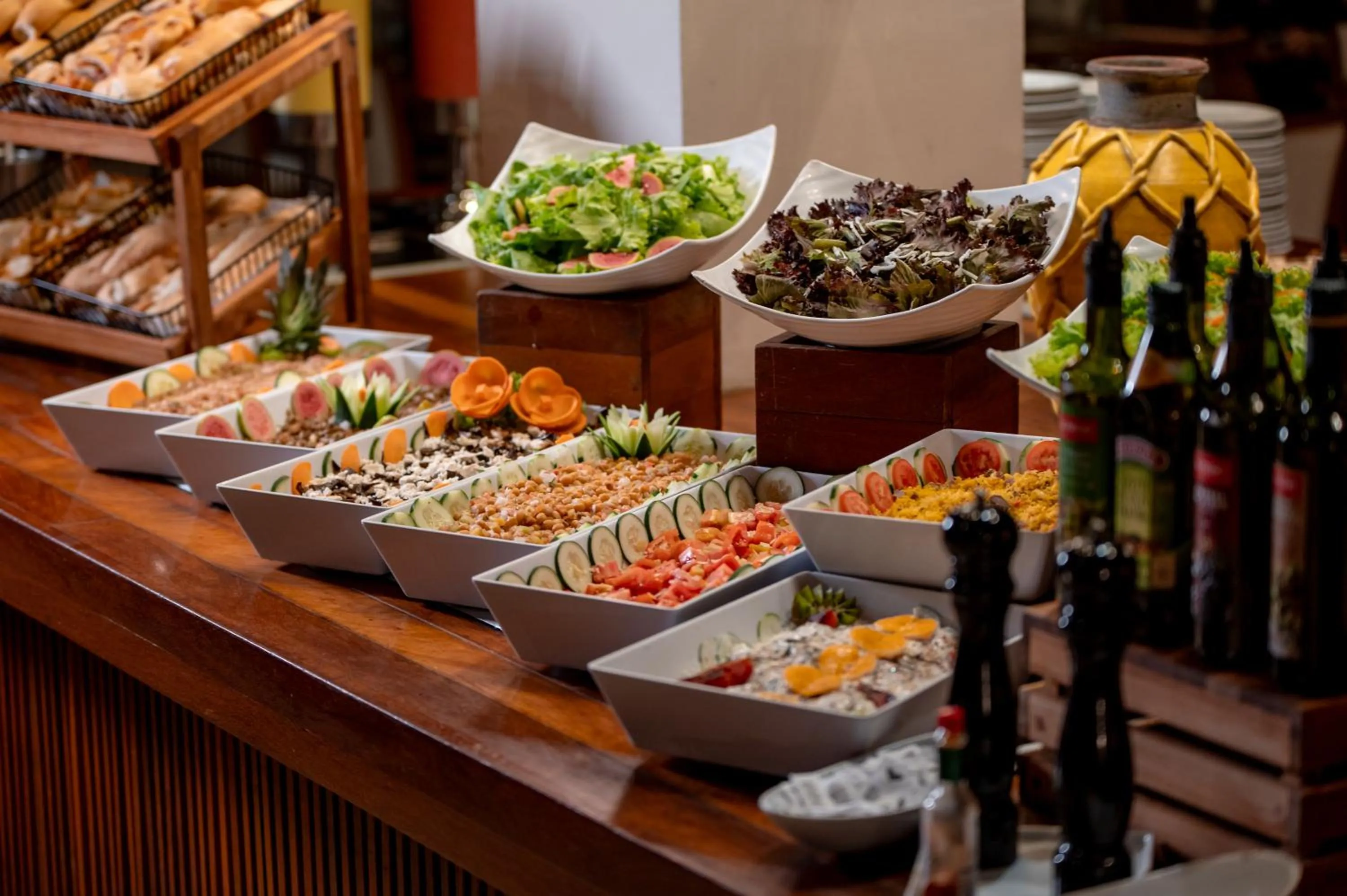 Restaurant/places to eat in Jatiúca Suites Resort by Slaviero Hotéis