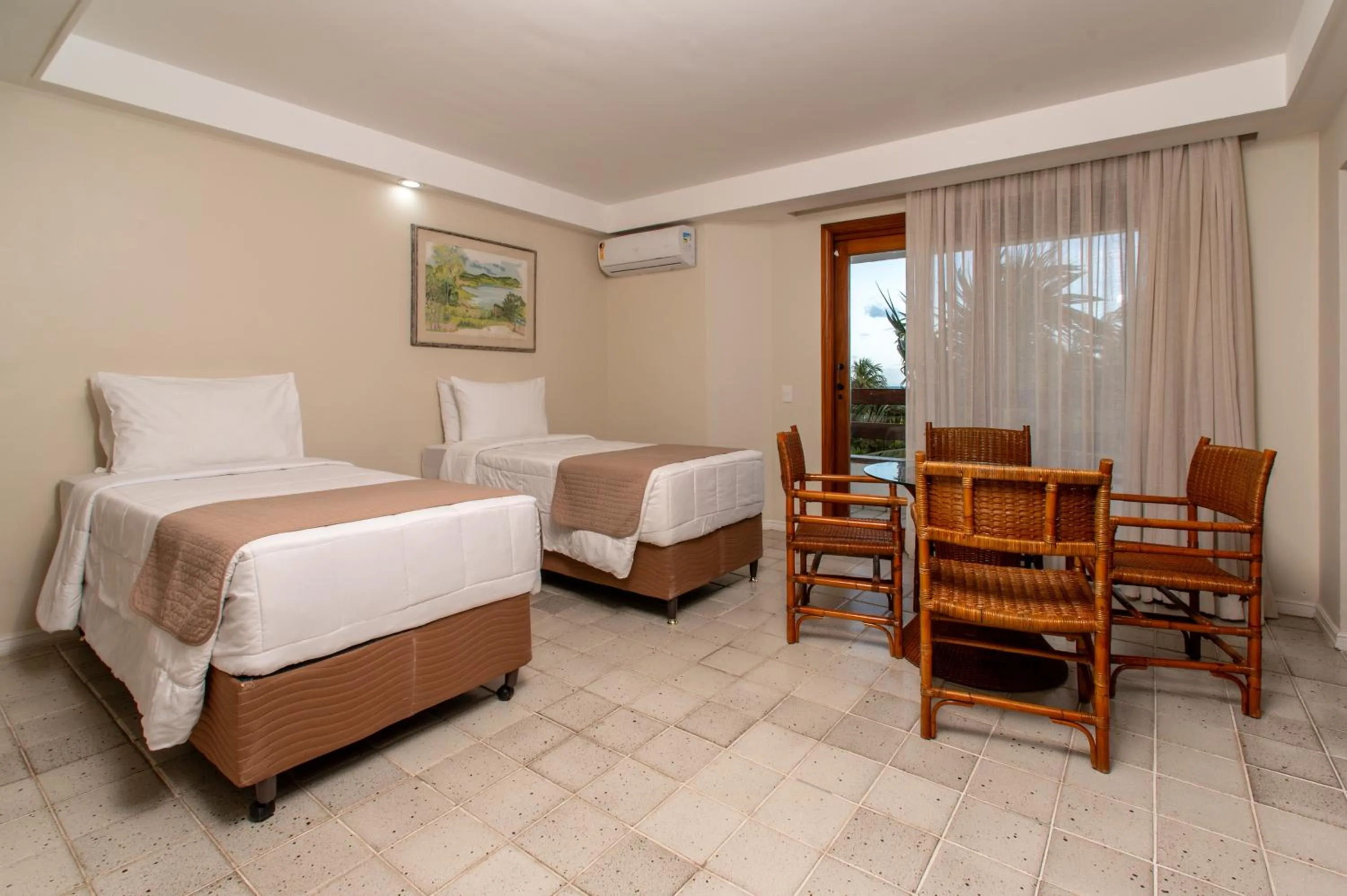 Bed in Jatiúca Suites Resort by Slaviero Hotéis