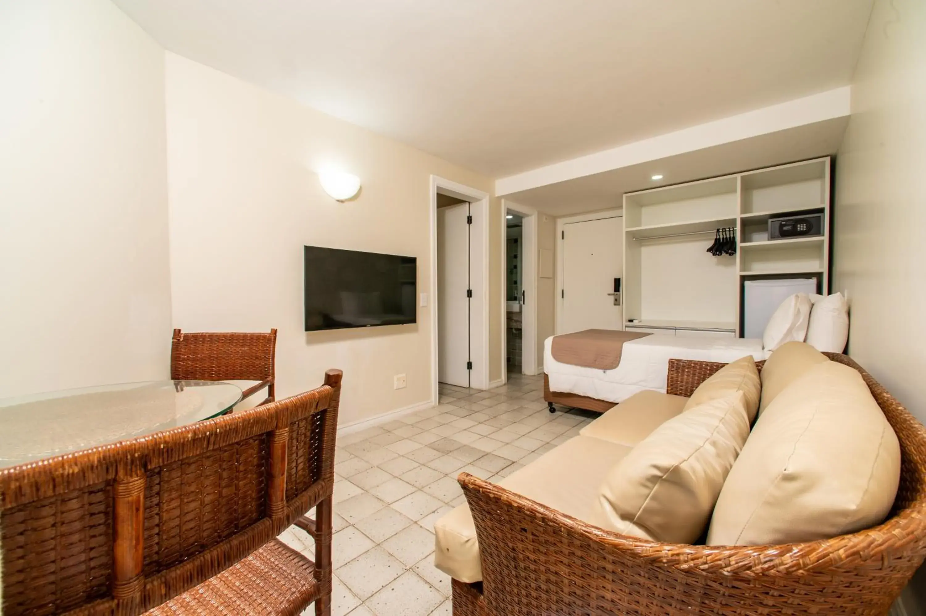 Bed in Jatiúca Suites Resort by Slaviero Hotéis Bed in Jatiúca Suites Resort by Slaviero Hotéis