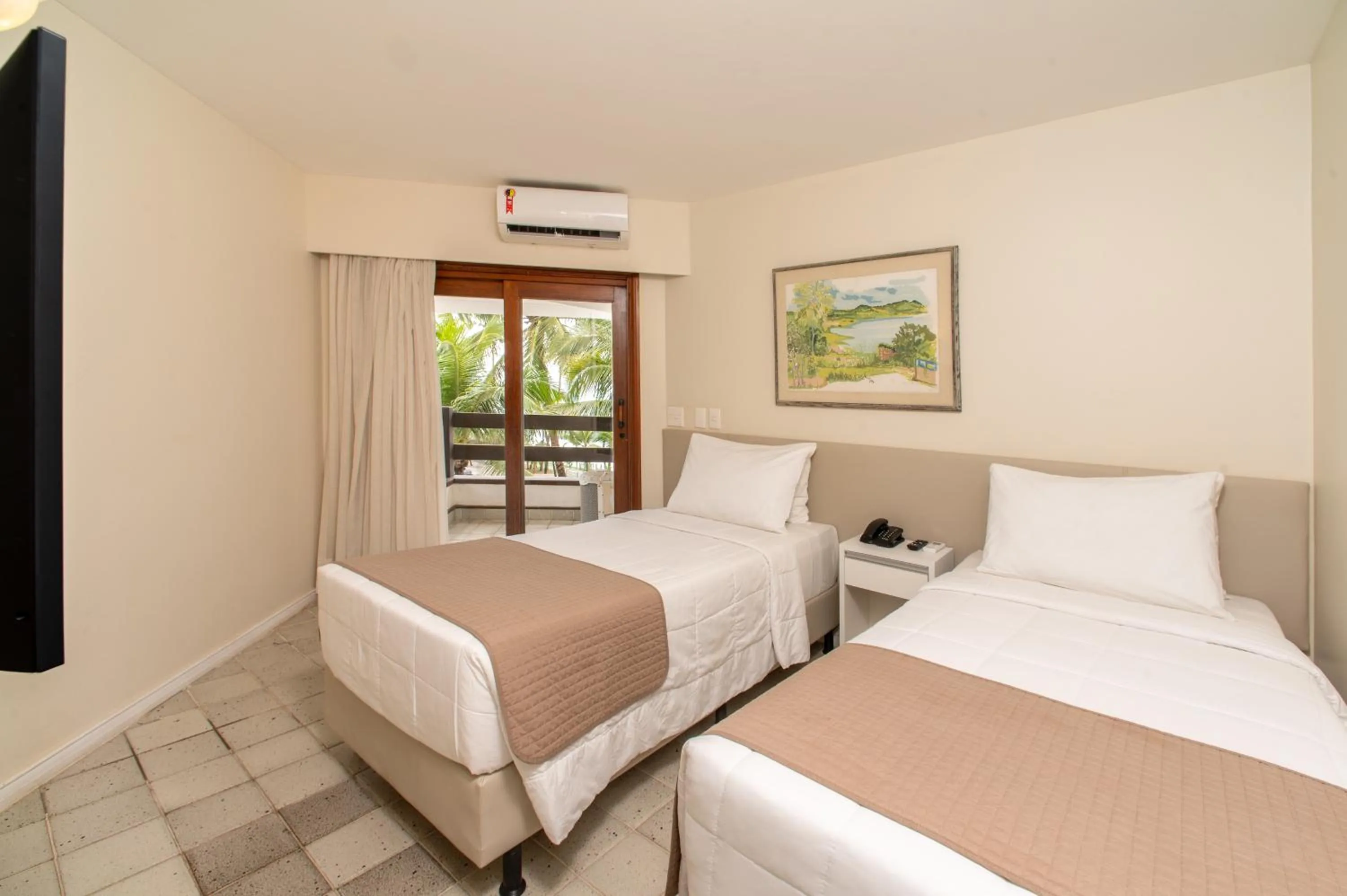 Bed in Jatiúca Suites Resort by Slaviero Hotéis