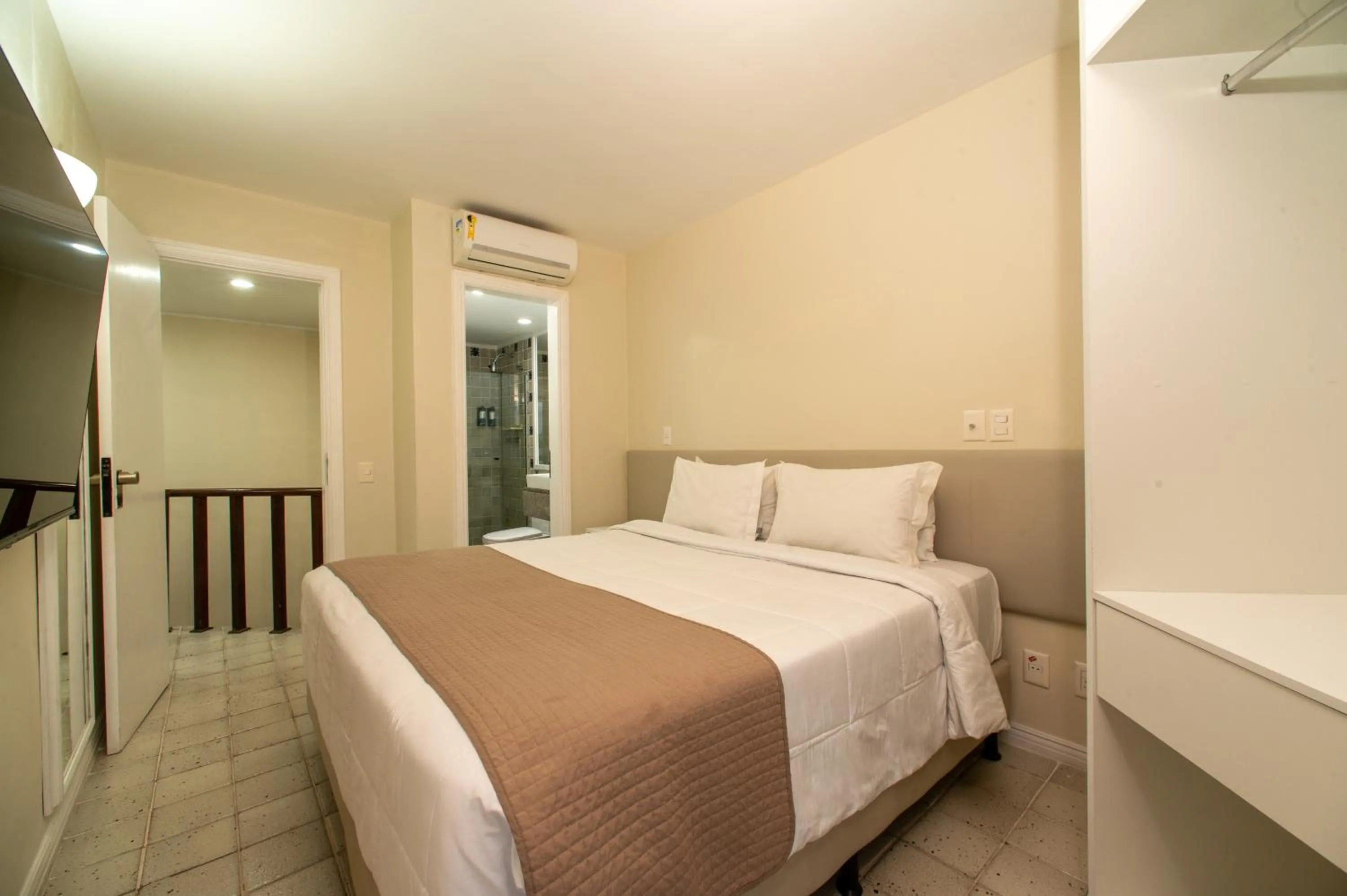 Bed in Jatiúca Suites Resort by Slaviero Hotéis