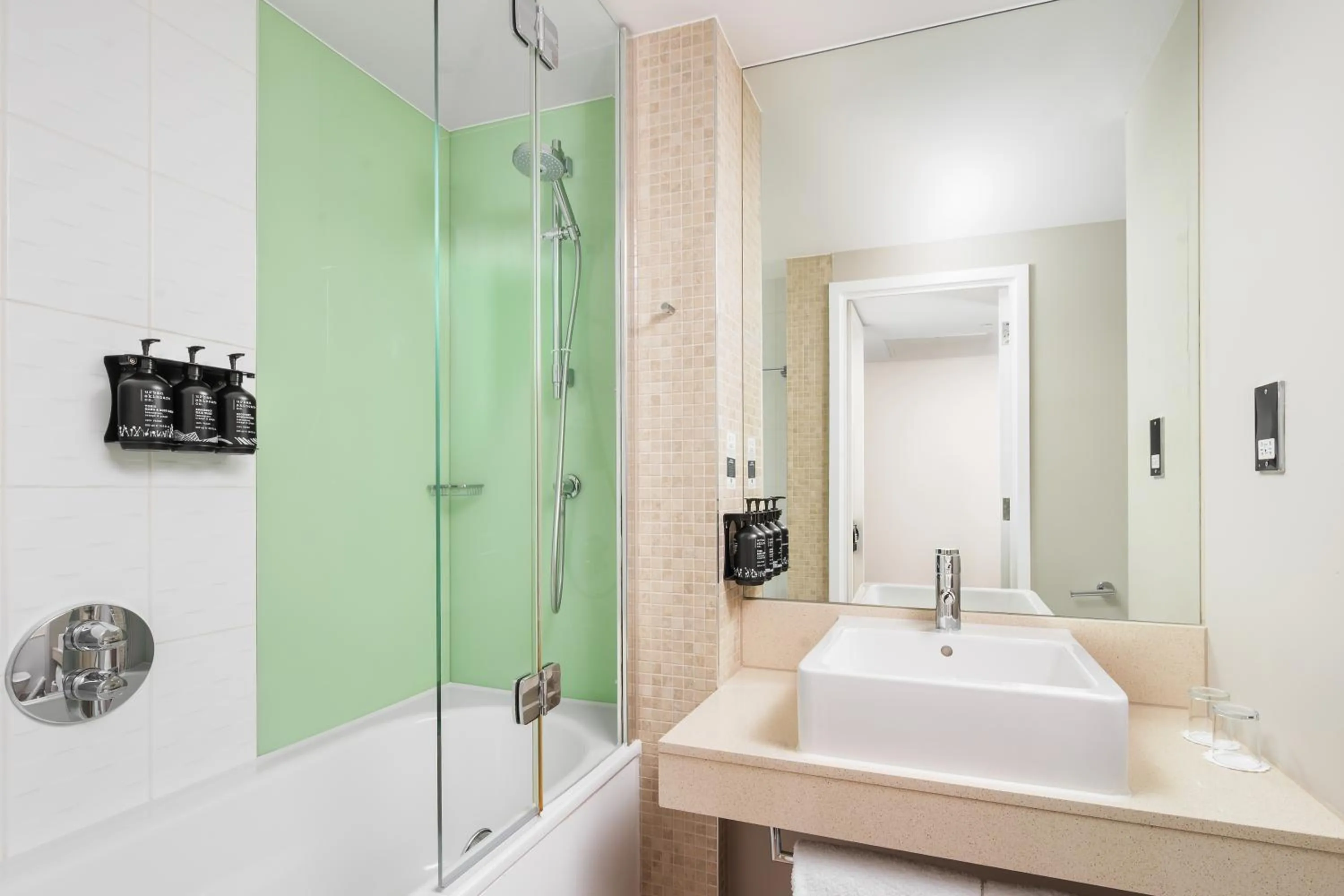 Shower in Holiday Inn Manchester-Mediacityuk by IHG