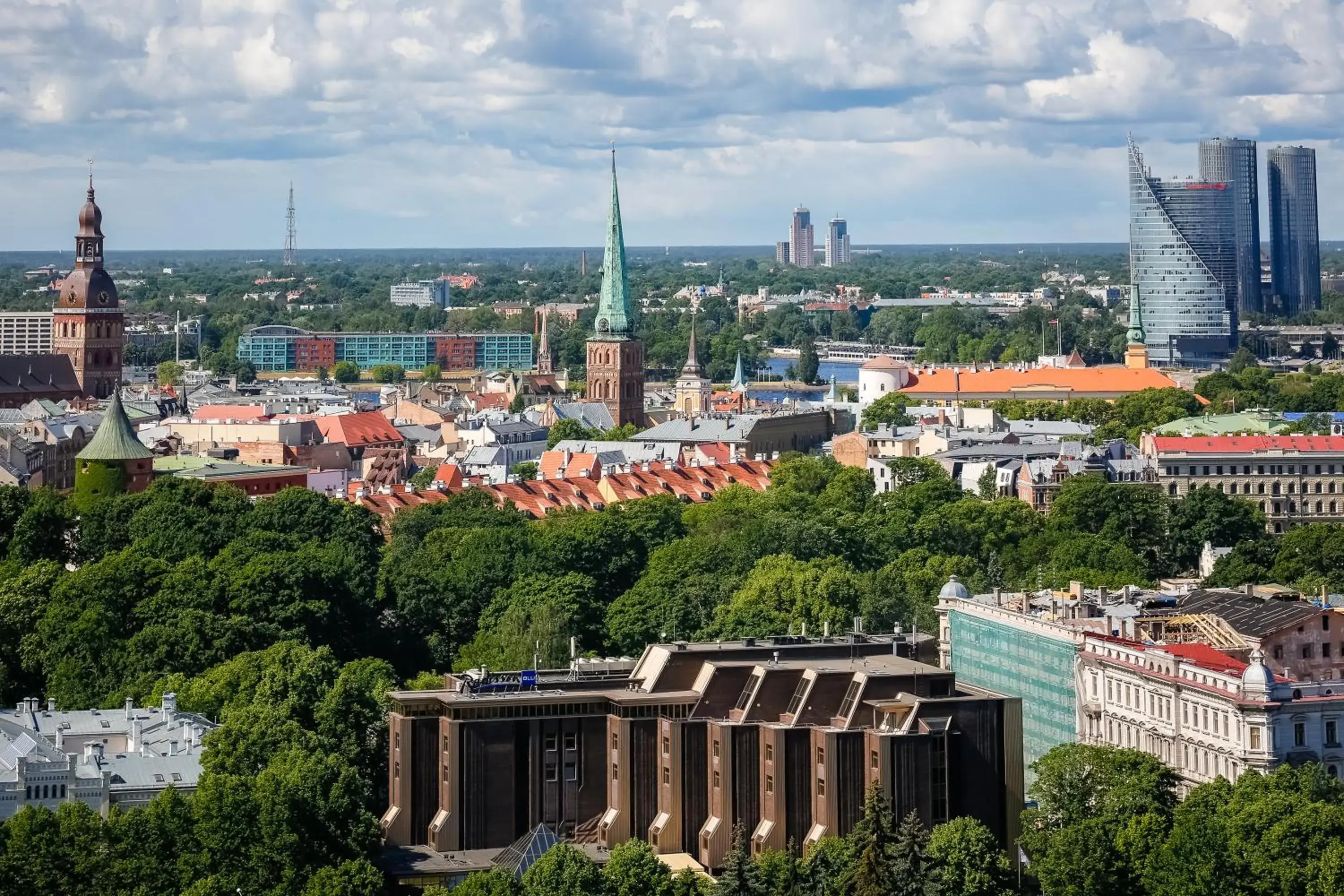 City view in Radisson Blu Ridzene Hotel, Riga City view in Radisson Blu Ridzene Hotel, Riga