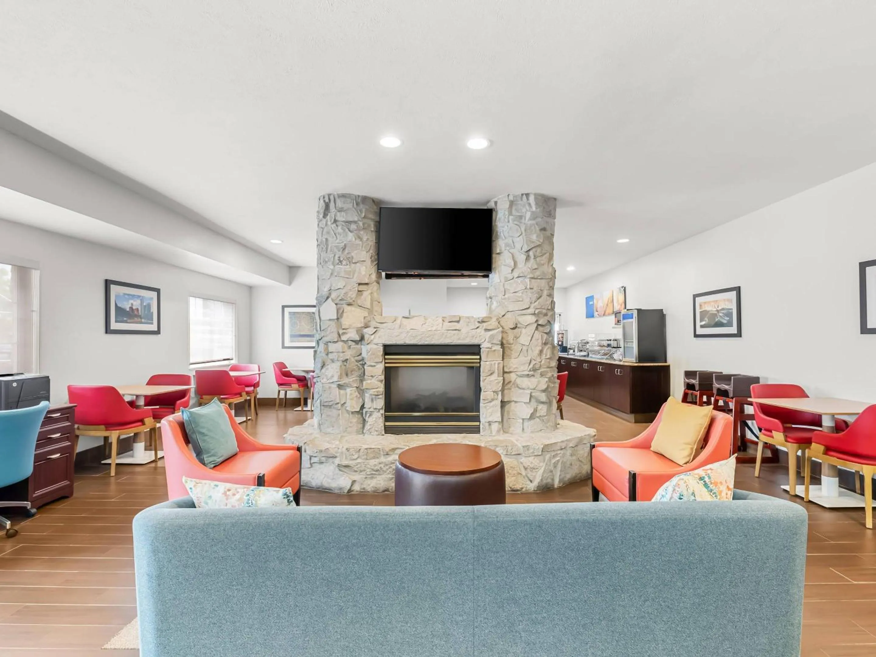 Lobby or reception in Comfort Inn & Suites Bellevue - Omaha Offutt AFB