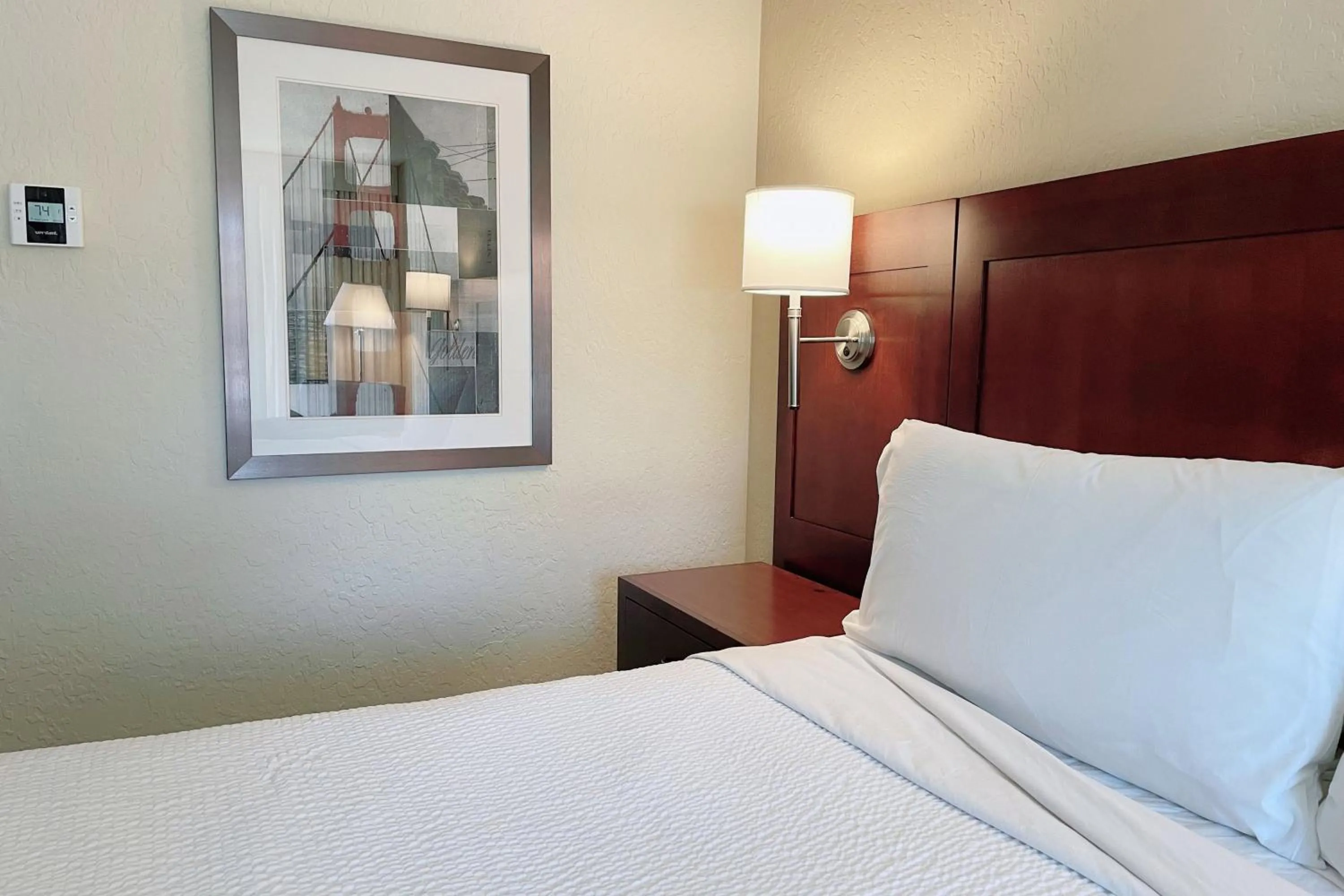 Photo of the whole room, Bed in Marin Hilltop Hotel