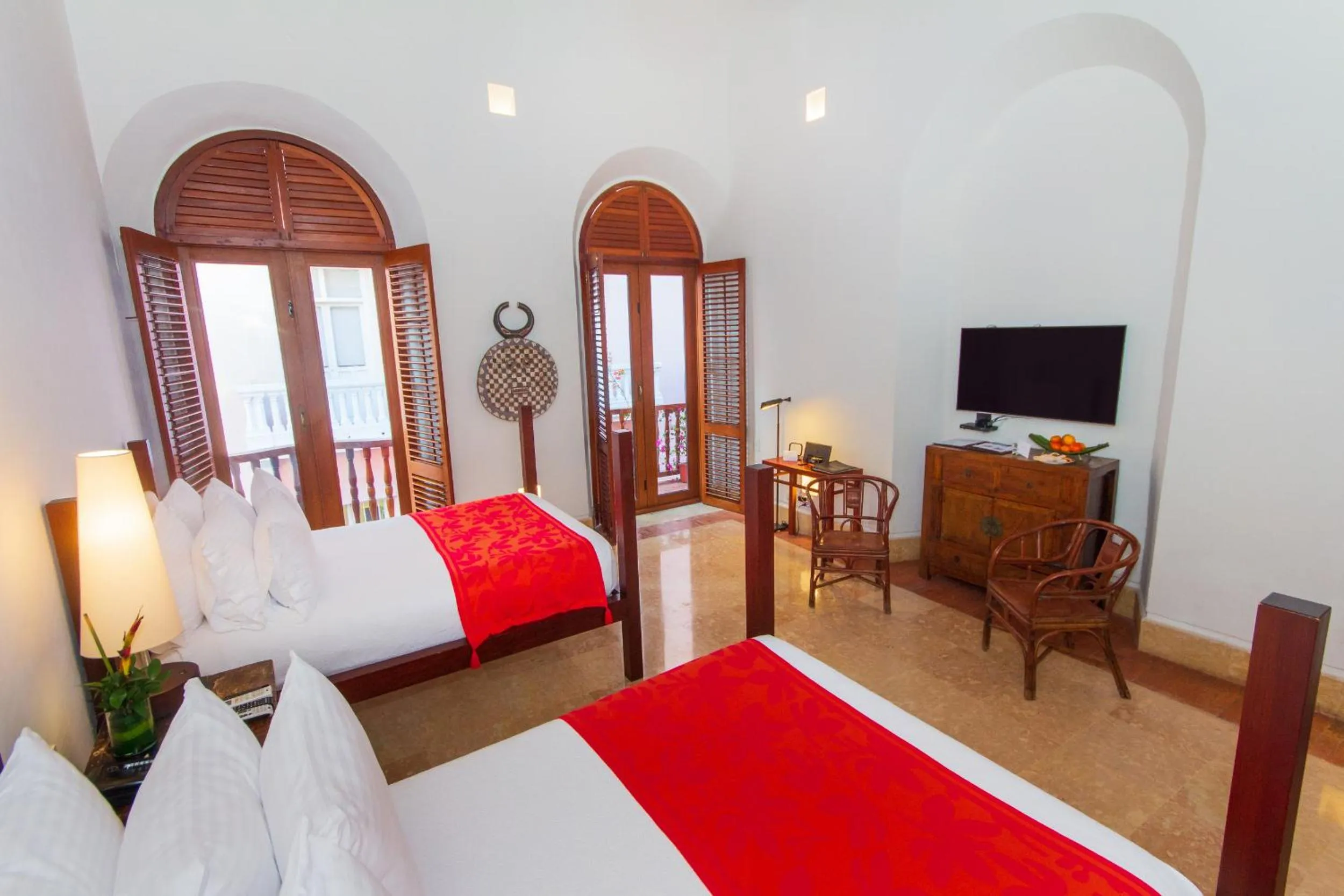 Bed in Hotel Quadrifolio