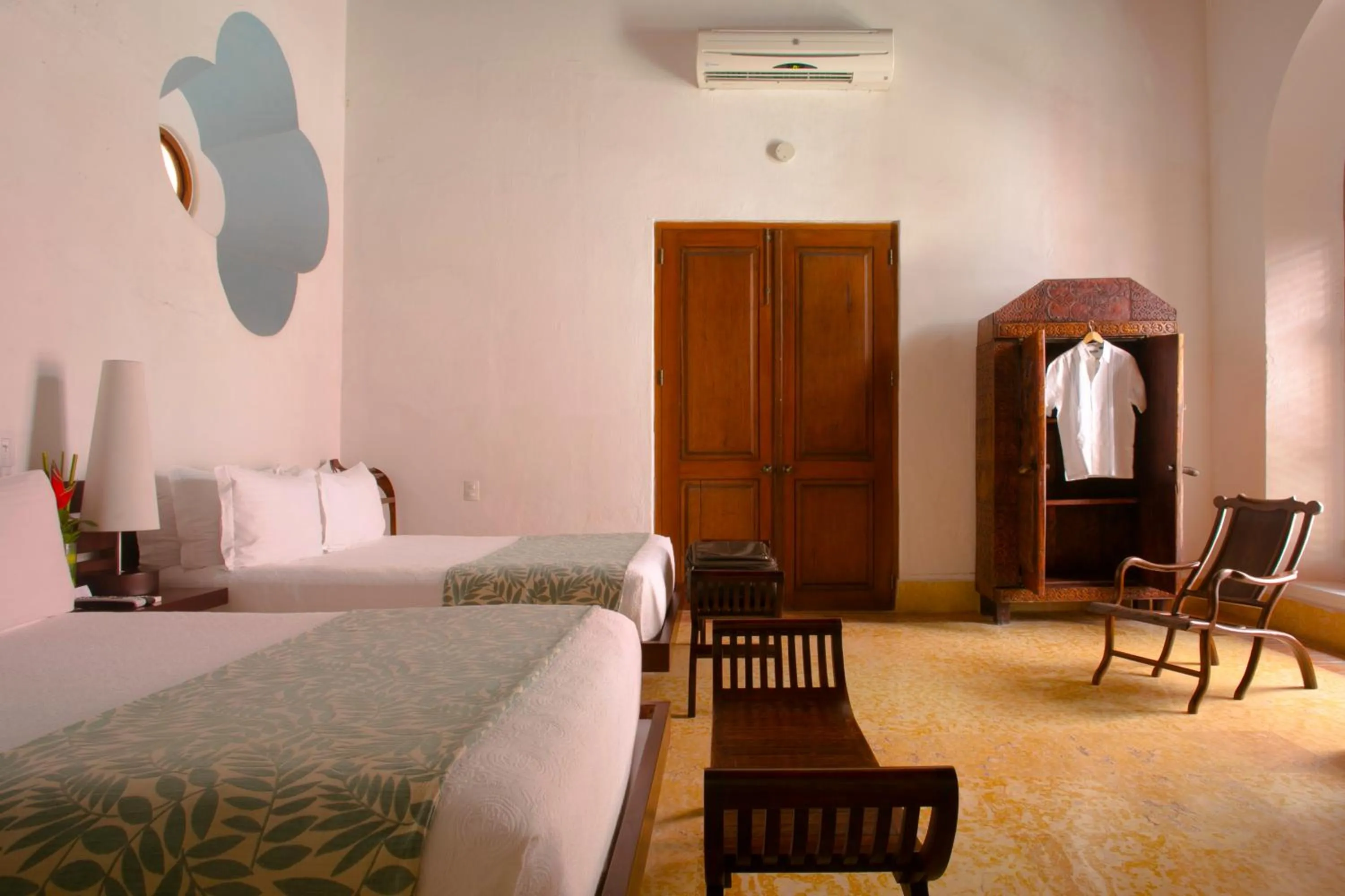 Bed in Hotel Quadrifolio