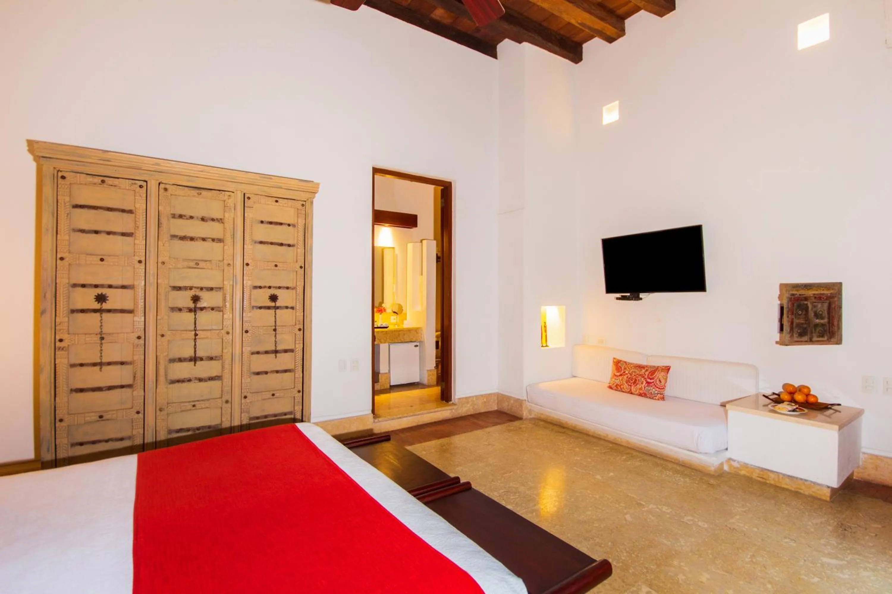 Bed in Hotel Quadrifolio