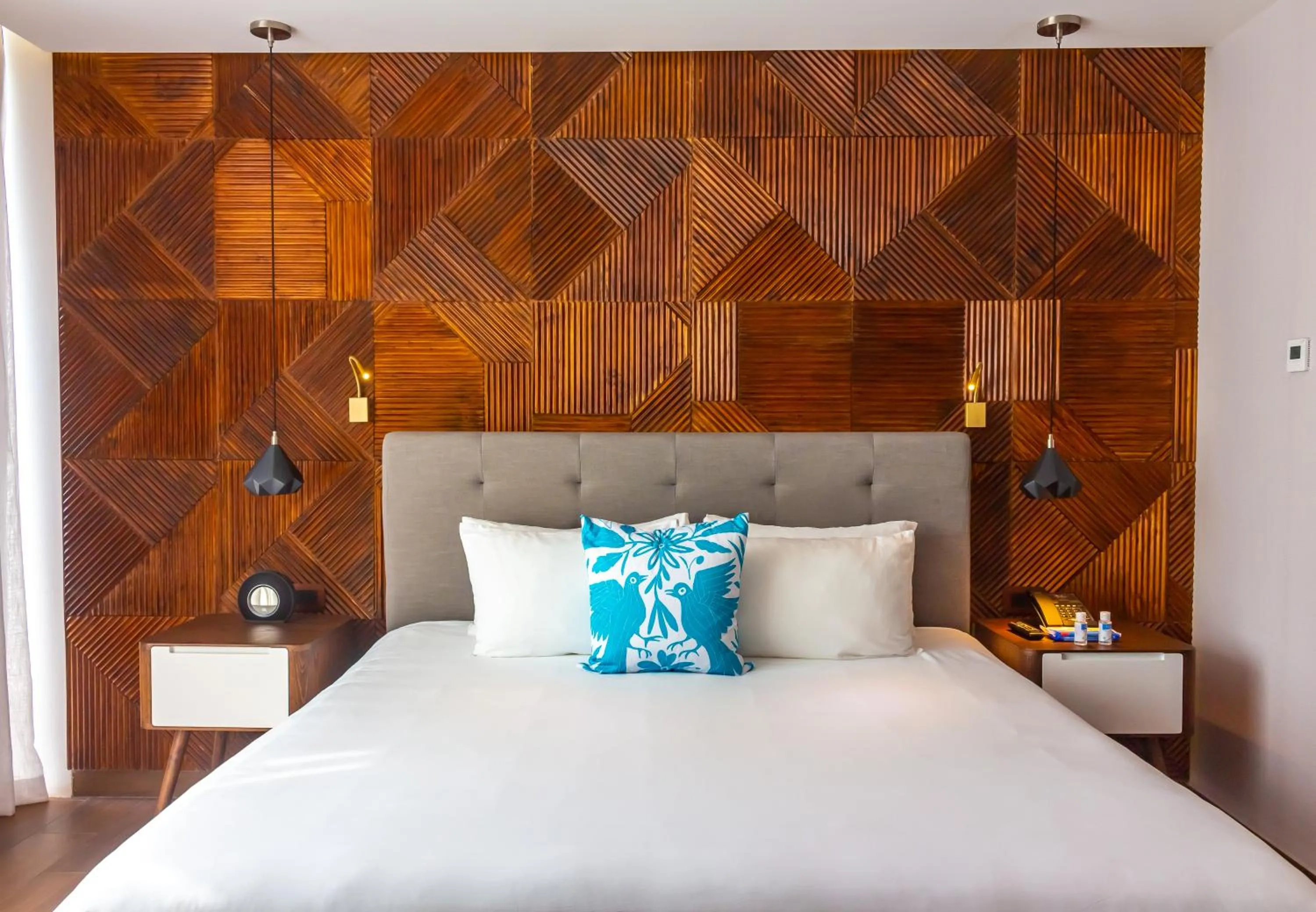 Bed in The Fives Downtown Hotel & Residences, Curio Collection by Hilton