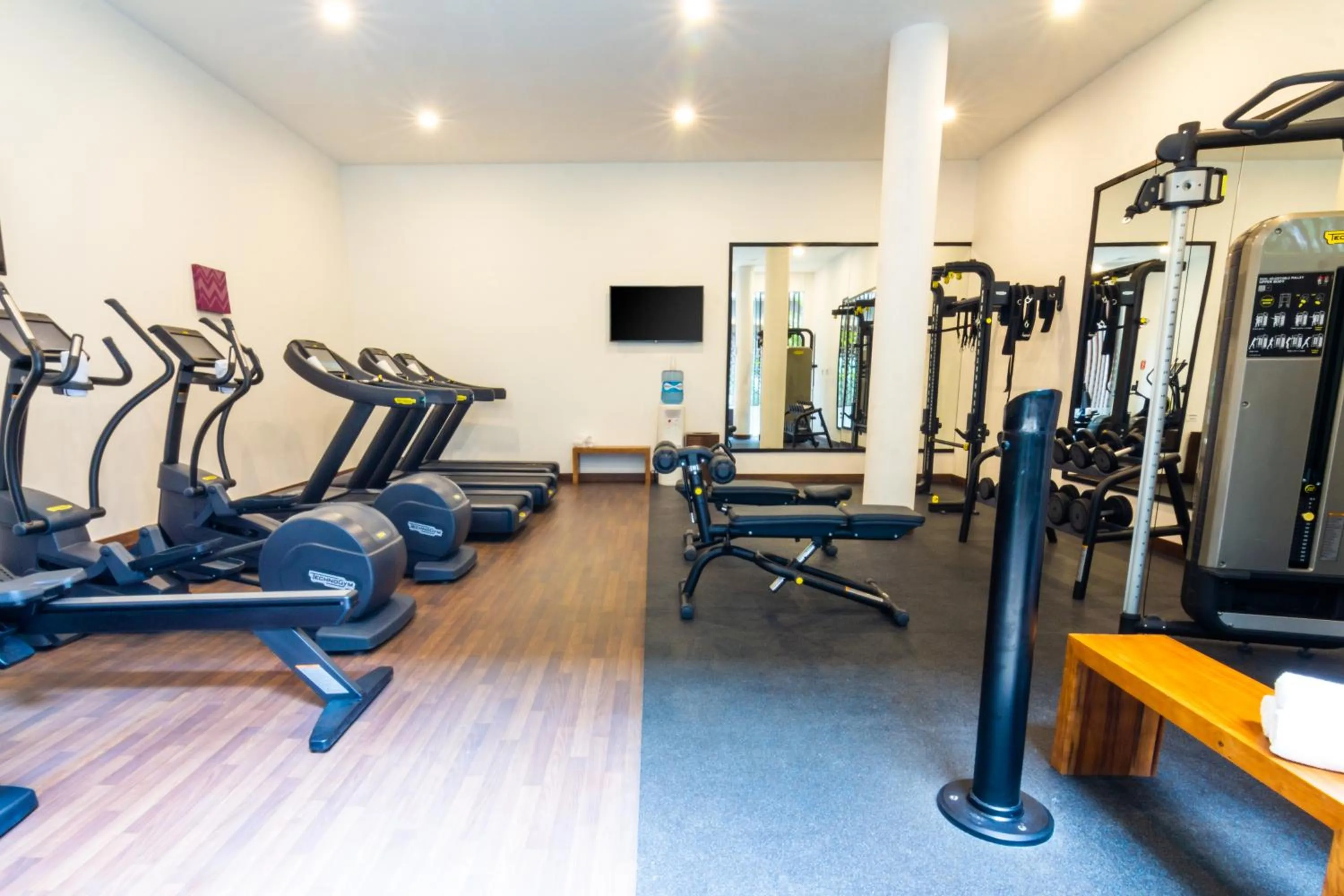 Fitness centre/facilities in The Fives Downtown Hotel & Residences, Curio Collection by Hilton