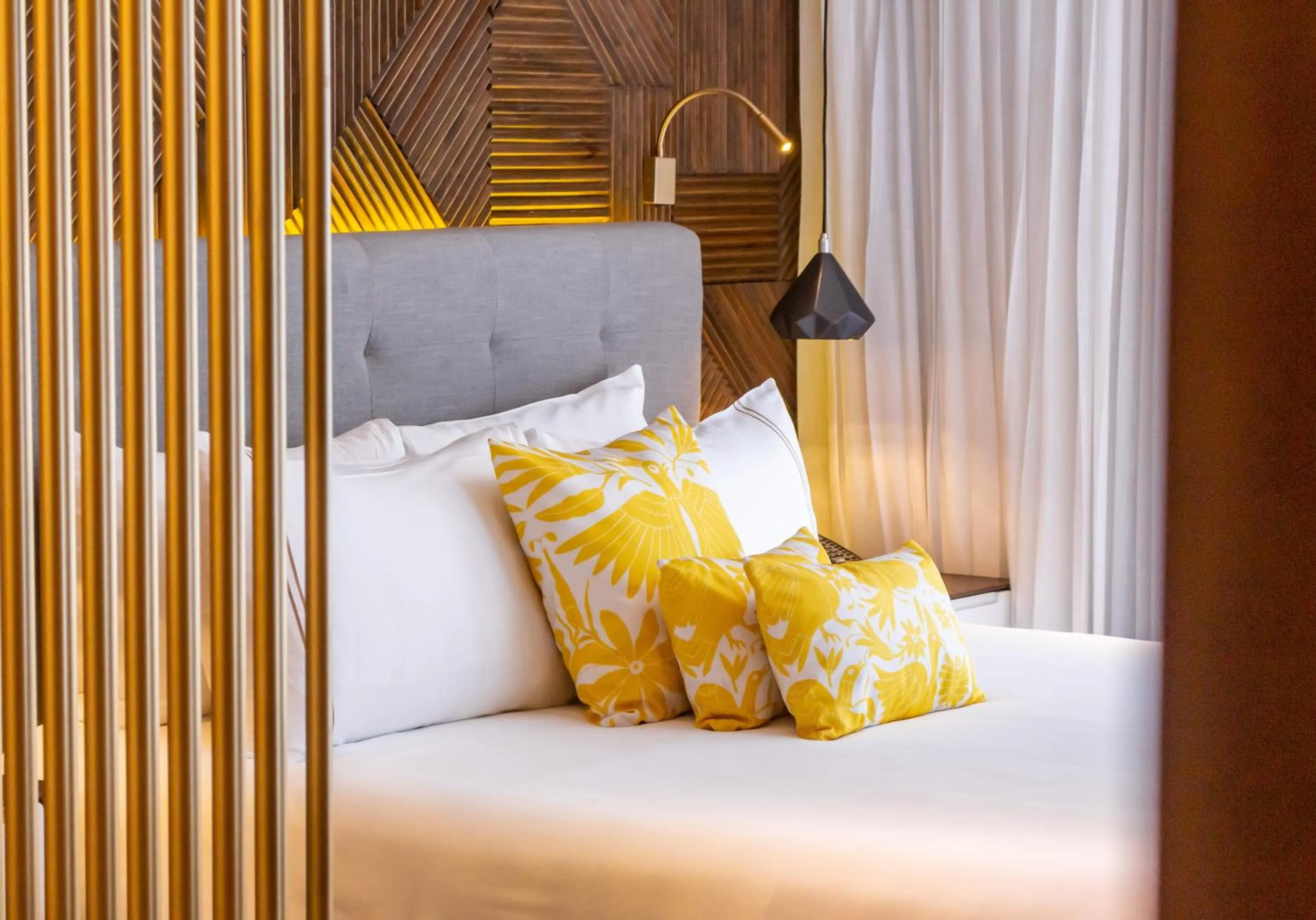 Bed in The Fives Downtown Hotel & Residences, Curio Collection by Hilton