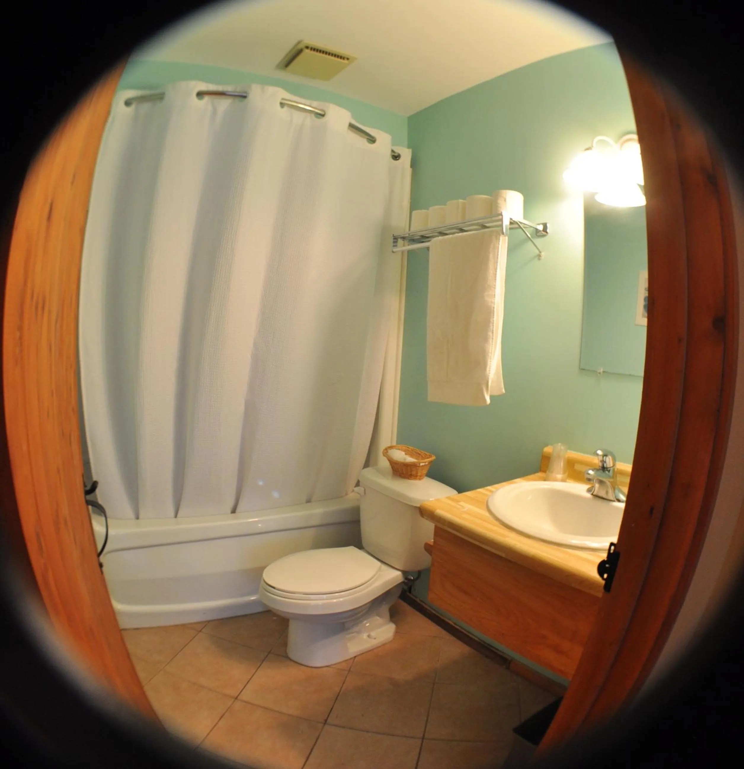 Bathroom in Powley's Wild Goose Lodge